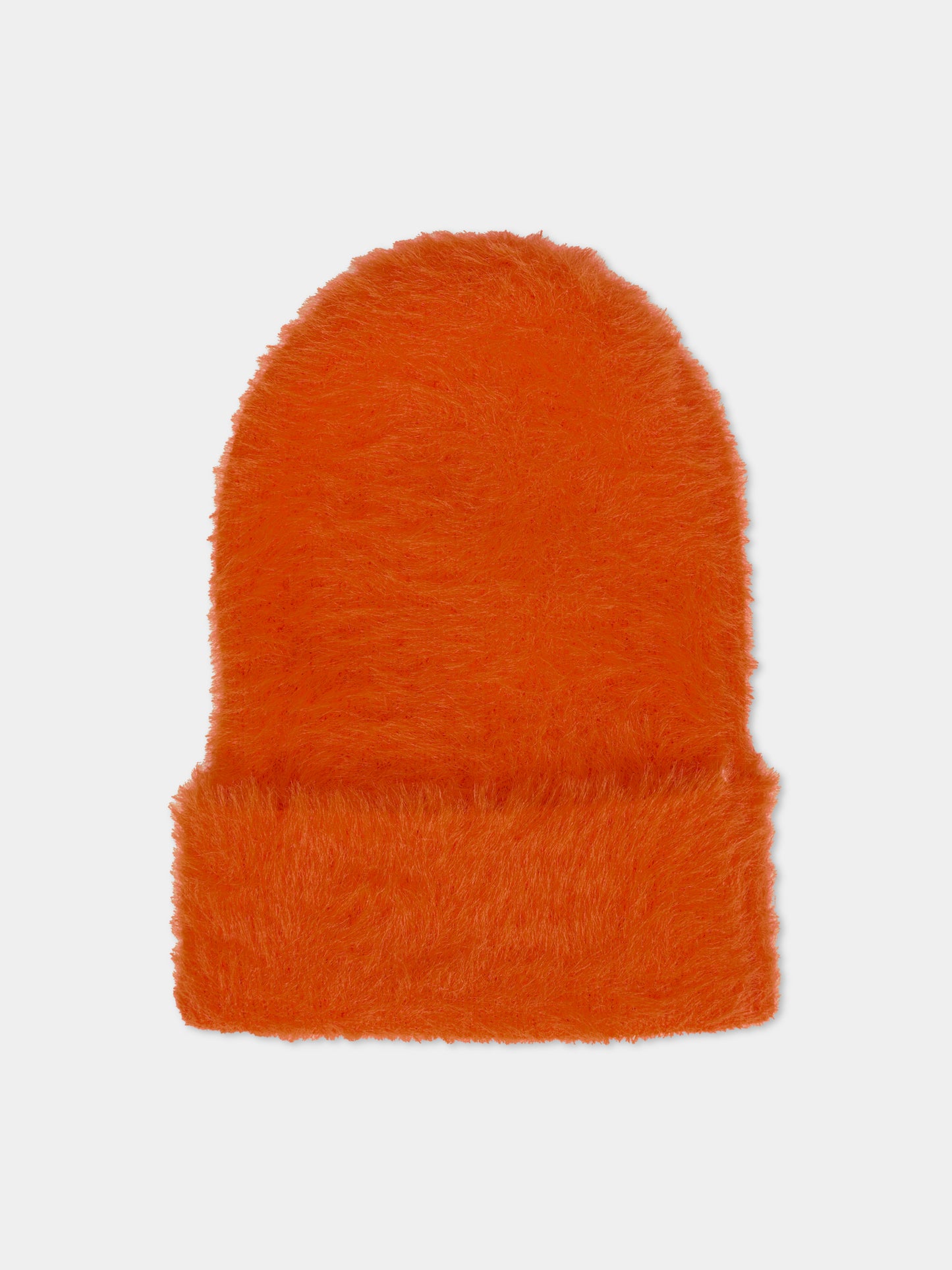 Berretto Kaia arancione per bambina con patch,Molo,7W25S307 8201