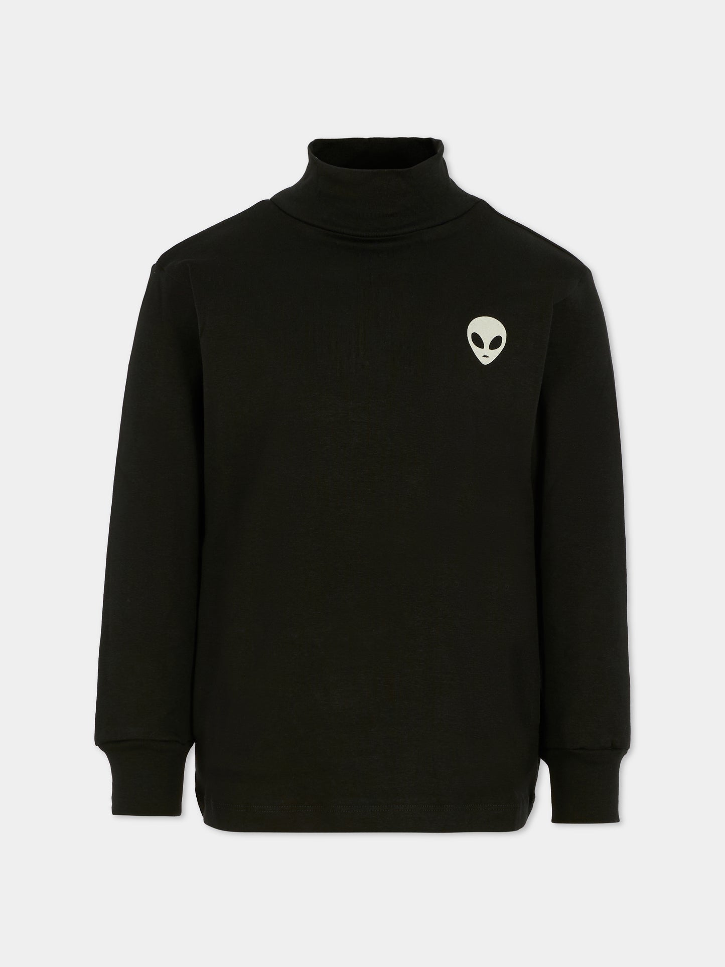 Dolcevita Ronoy nero per bambino con alieno,Molo,1W25A405 0099