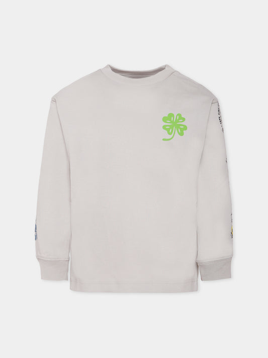 T-shirt Rube grigia per bambino con disegni,Molo,1W25A408 9734