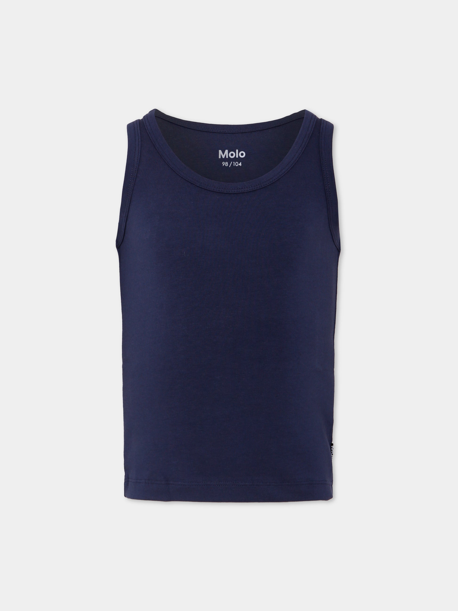 Set canottiere Jayden blu per bambino dinosauri,Molo,1W25Q101 9457