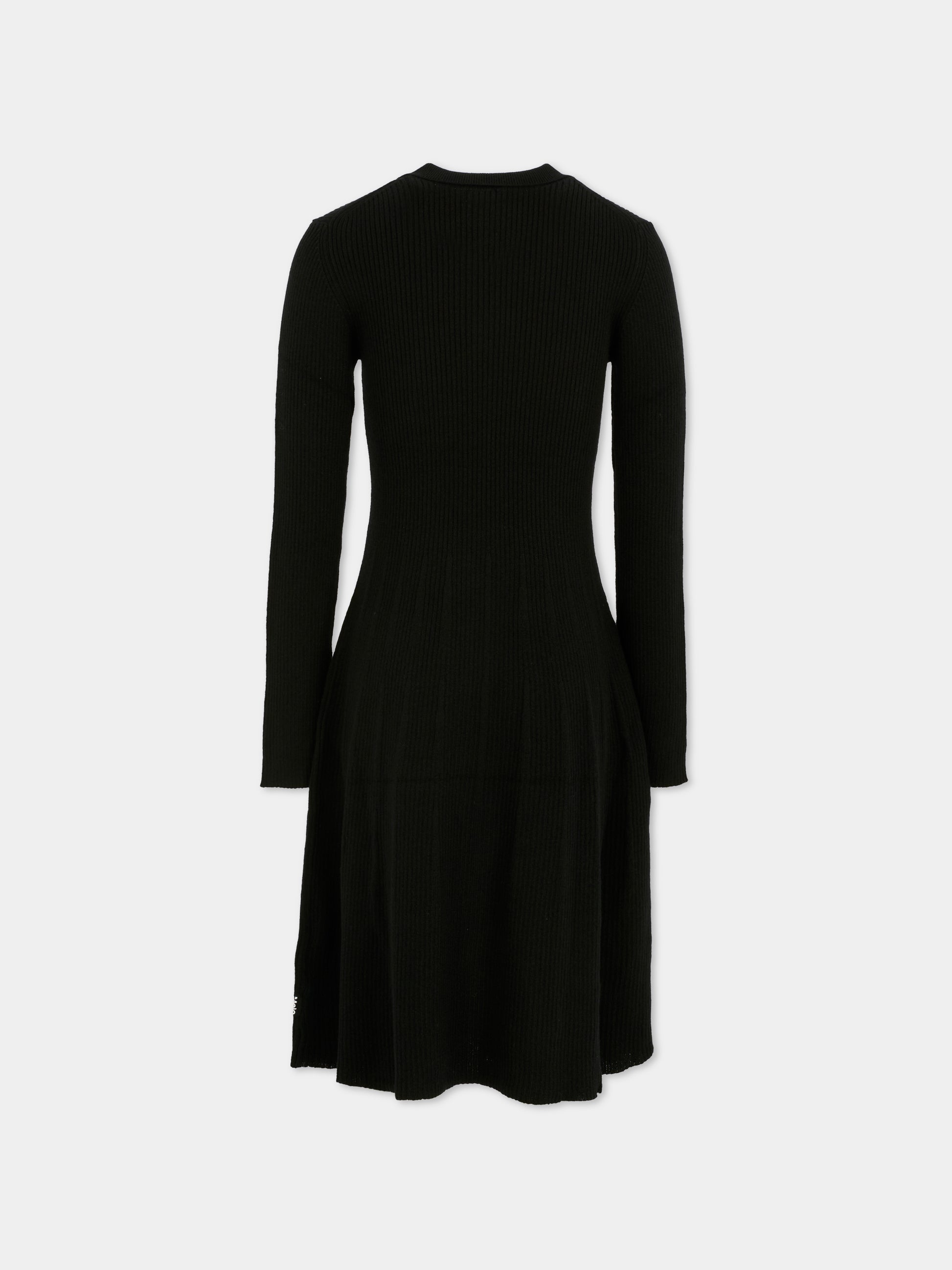 Vestito Cecilia nero per bambina,Molo,2W25E225 0099