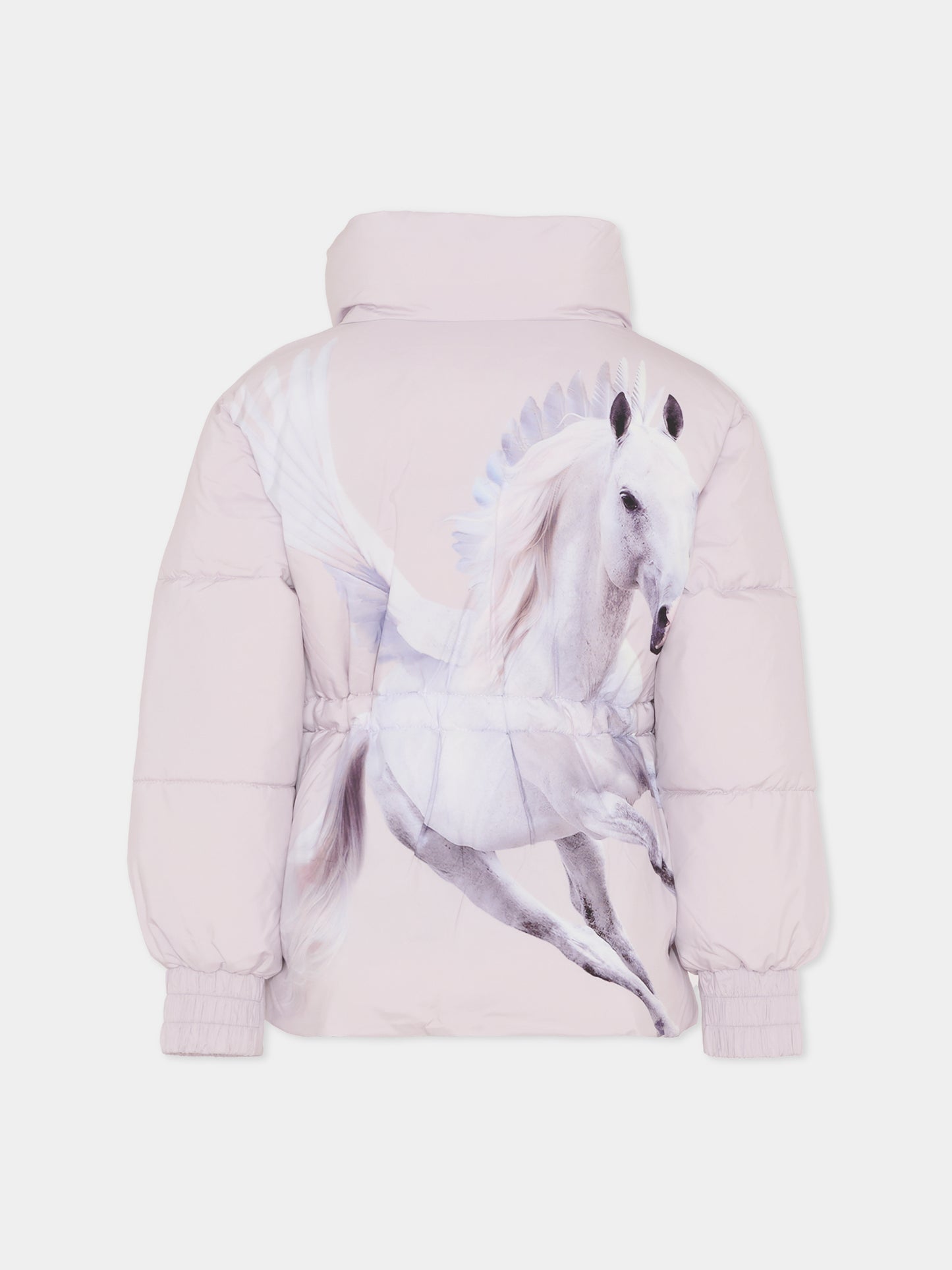 Piumino Hally lilla per bambina con unicorno,Molo,5W25M303 5559