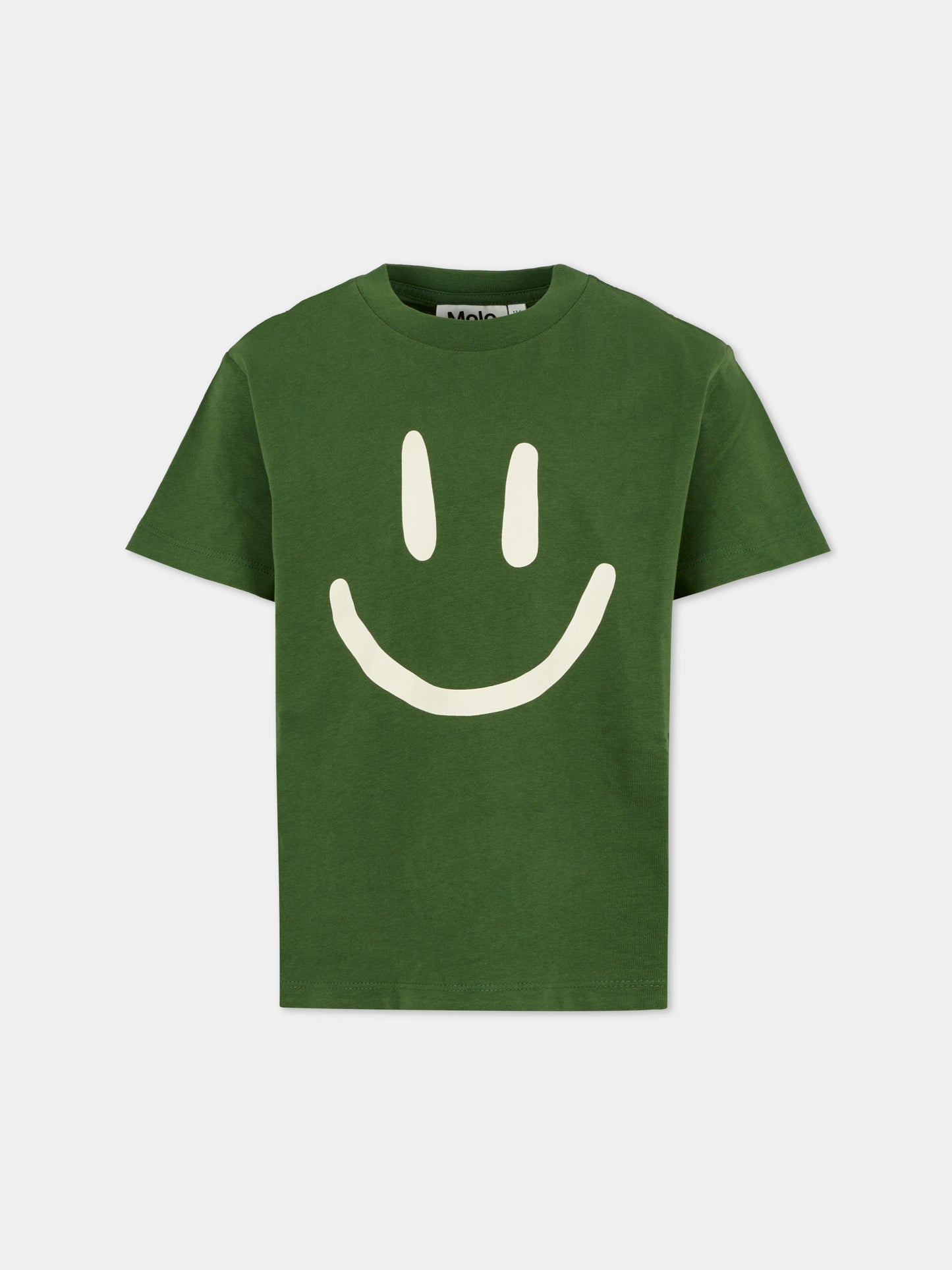 T-shirt Roxo verde per bambini con smile,Molo,6W25A201 5533