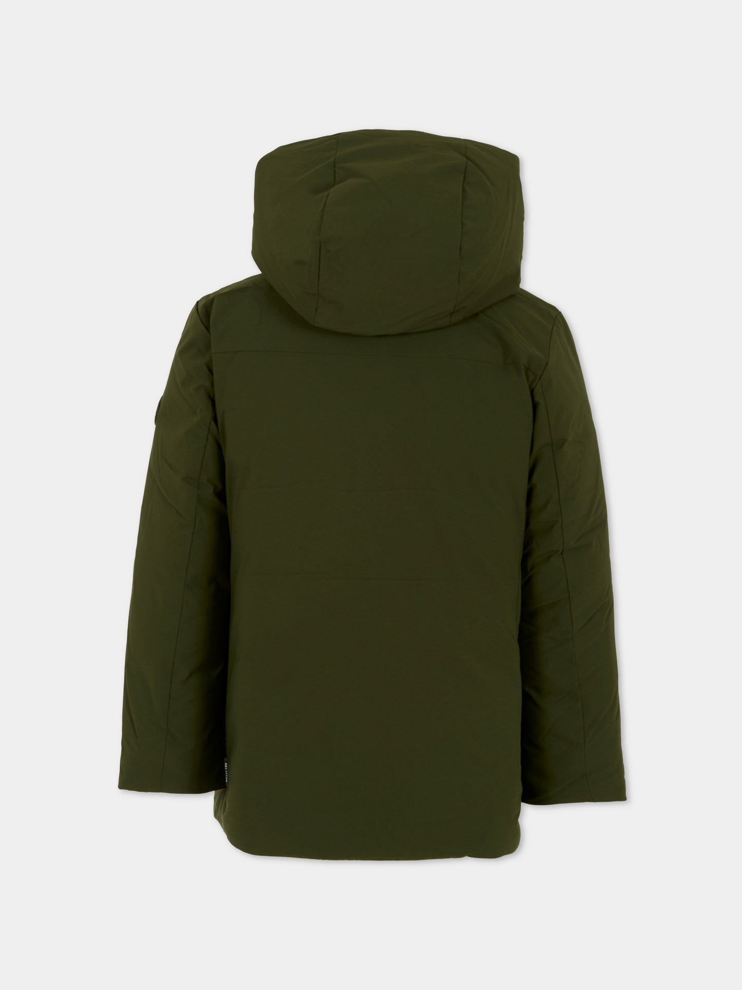 Piumino verde per bambino con logo,Save The Duck Kids,J41447B MATT21 50071