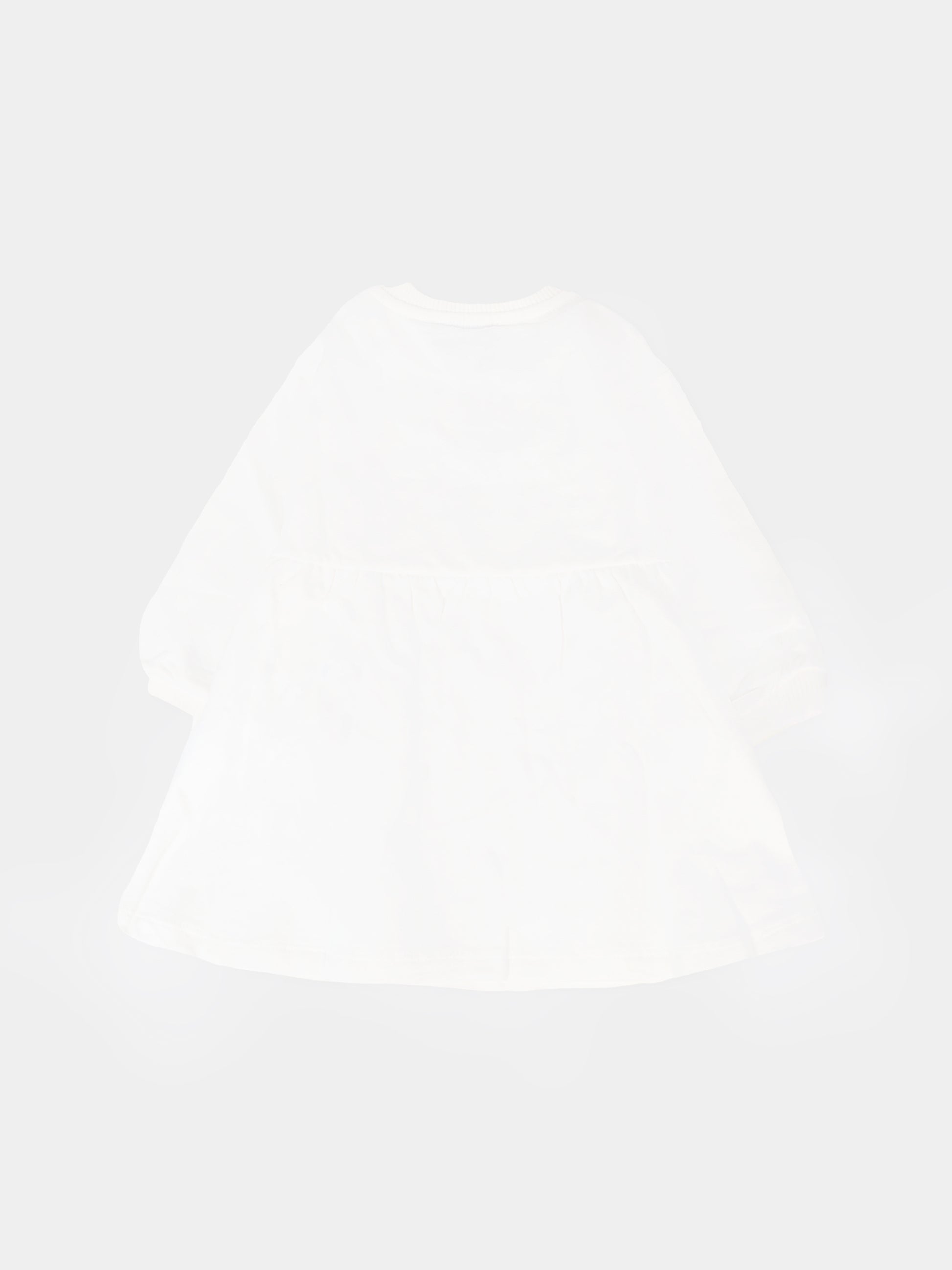 Vestito avorio per neonata con Teddy Bear e logo,Moschino Kids,MDV0CU LCA40 10063