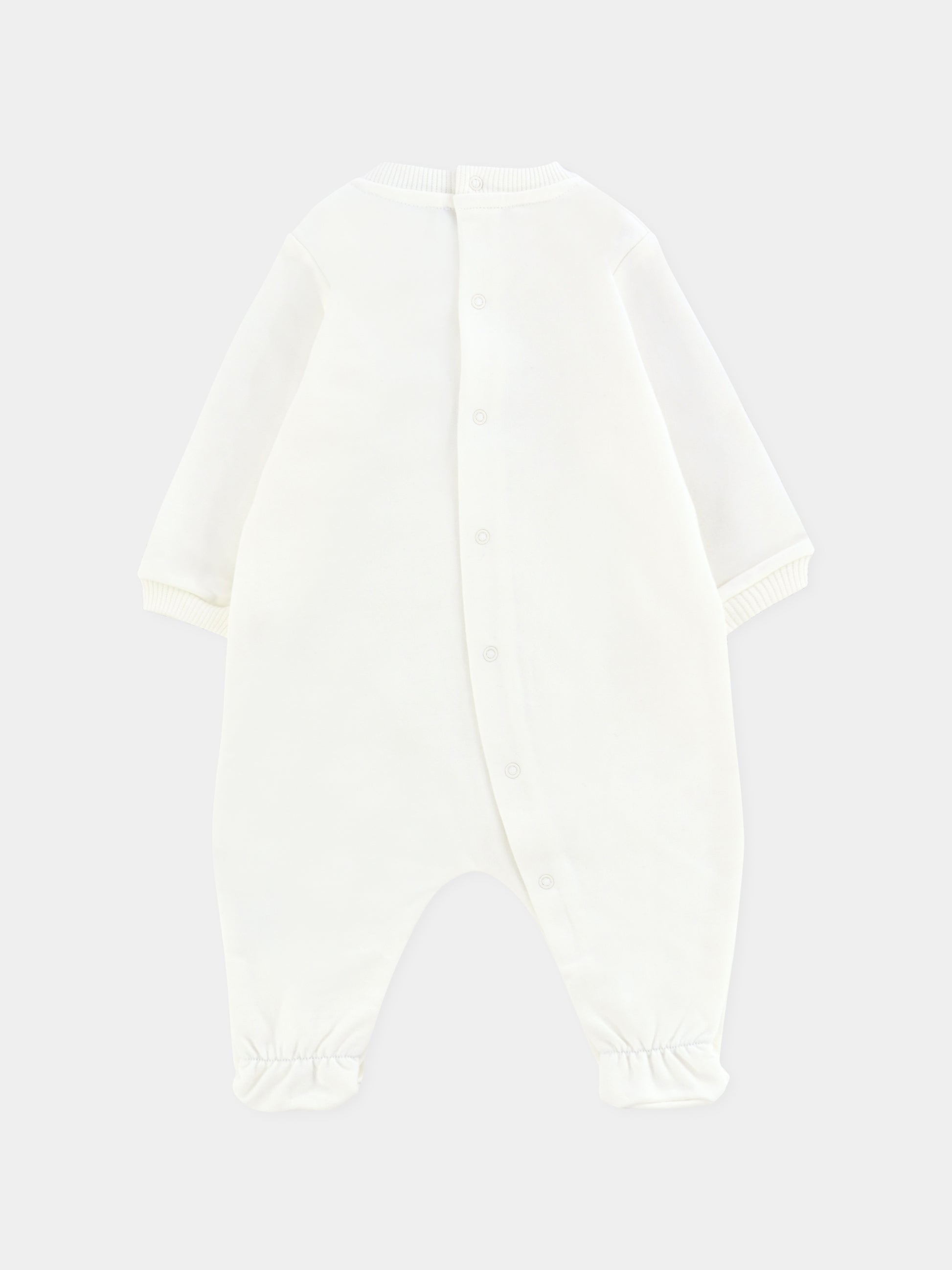 Tutina avorio per neonati con Teddy Bear,Moschino Kids,MNY05L LCA40 10063
