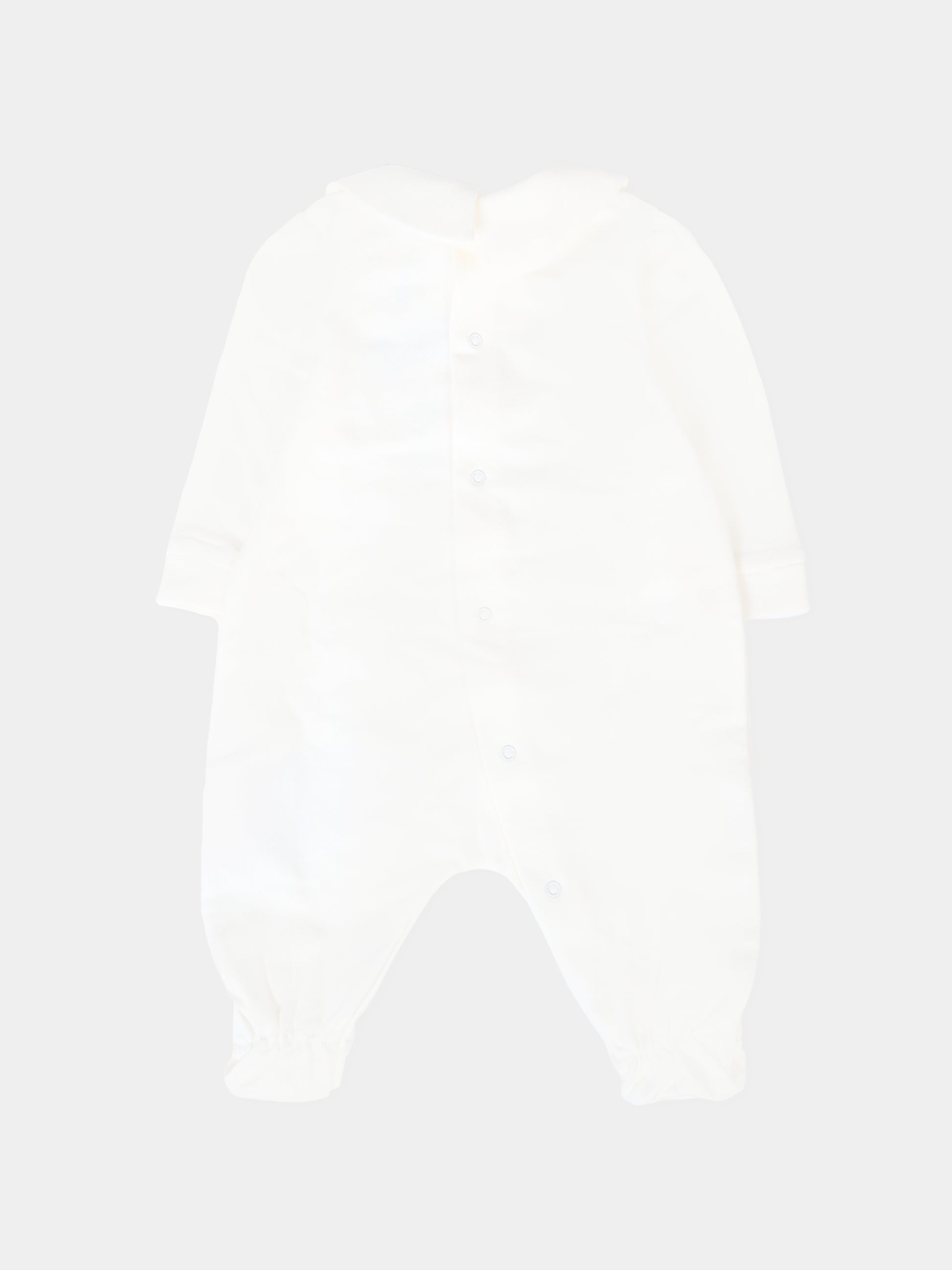 Set avorio per neonata con Teddy Bear con fiocco,Moschino Kids,MDY01A LDA16 10063