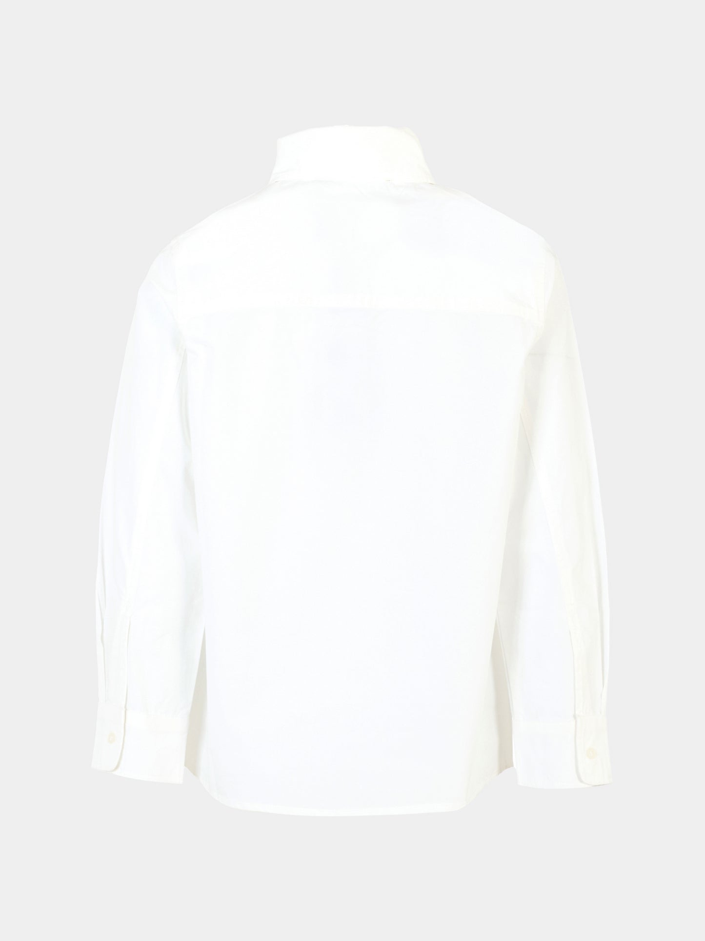 Camicia bianca per bambino con logo,Karl Lagerfeld Kids,Z30626 10P