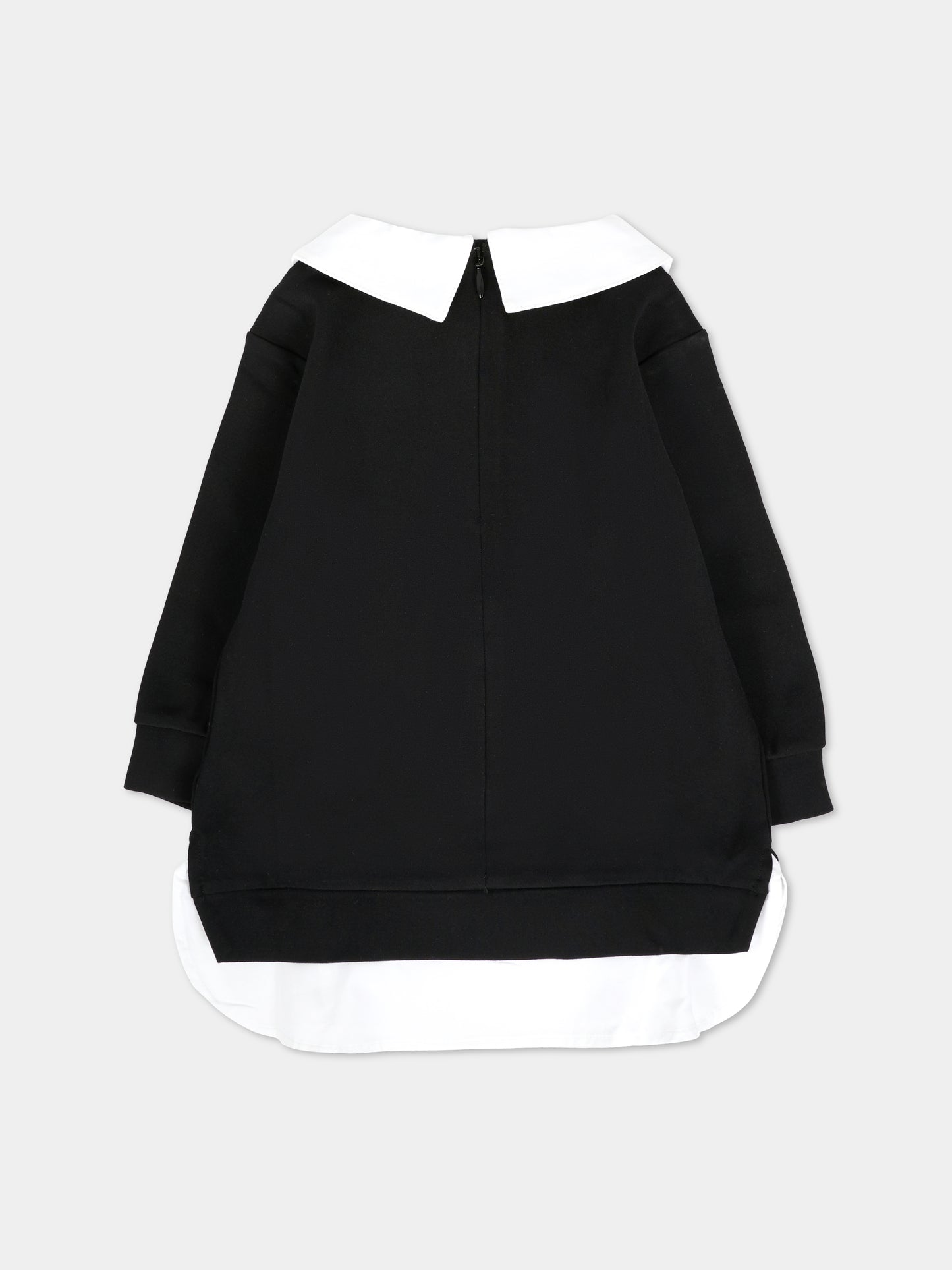 Vestito nero per neonata con Choupette,Karl Lagerfeld Kids,Z30653 M41