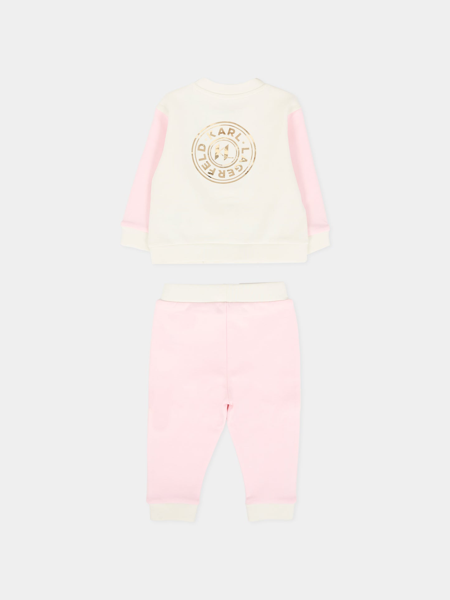 Completo rosa per neonata con Choupette,Karl Lagerfeld Kids,Z30670 N74