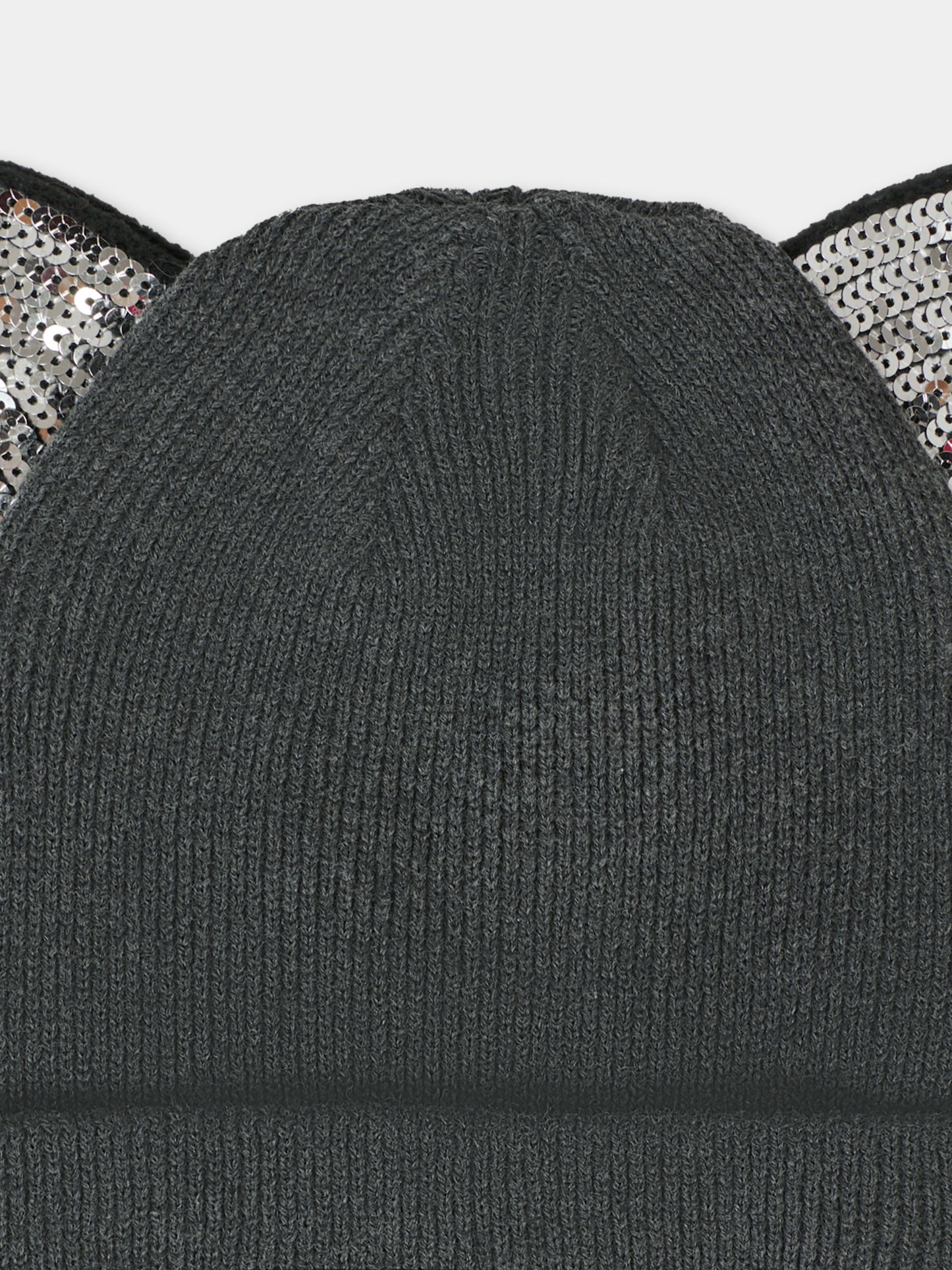 Berretto grigio per bambina con logo,Karl Lagerfeld Kids,Z31007 A82