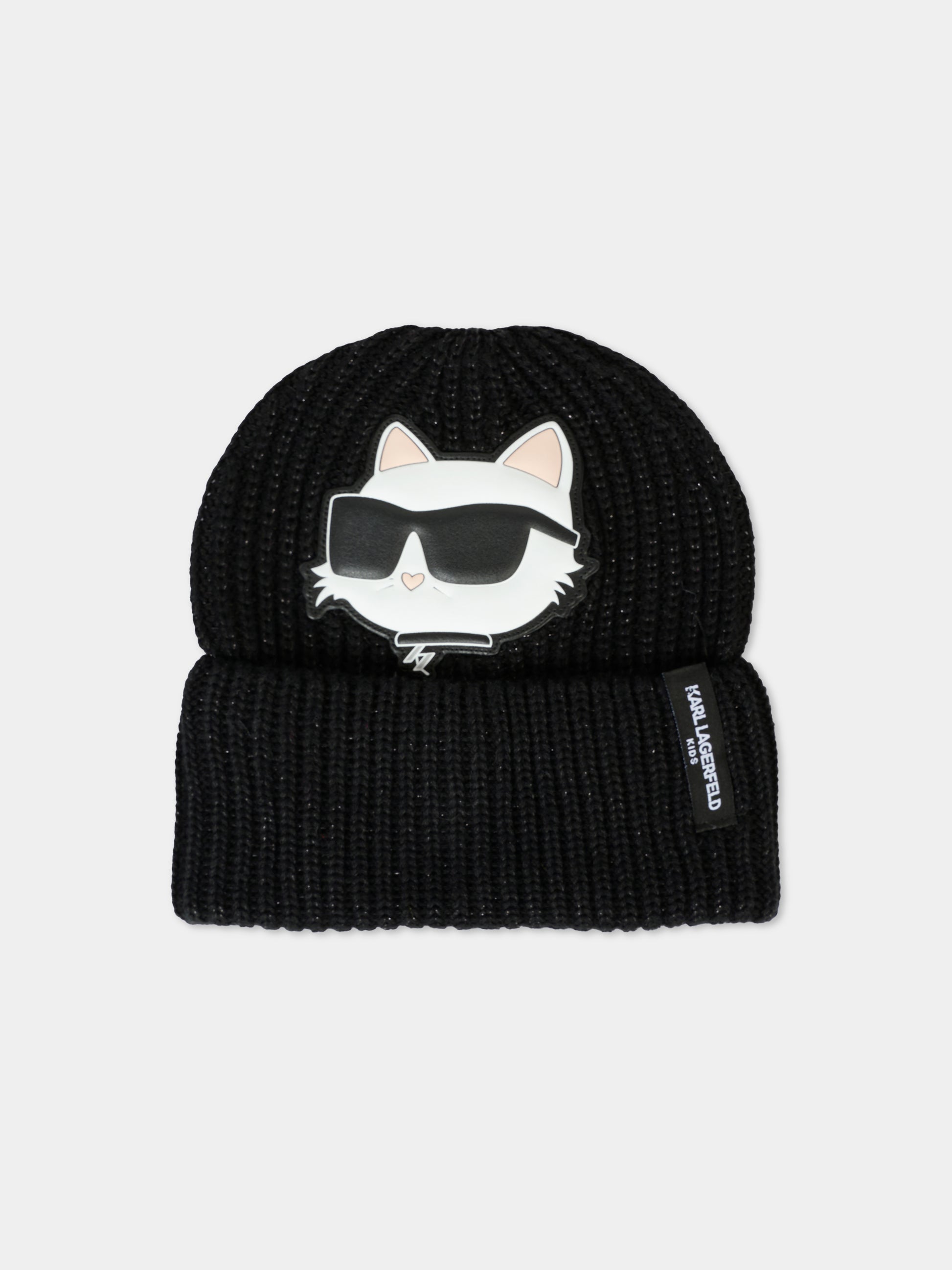 Set nero per bambini con Choupette,Karl Lagerfeld Kids,Z31010 09B