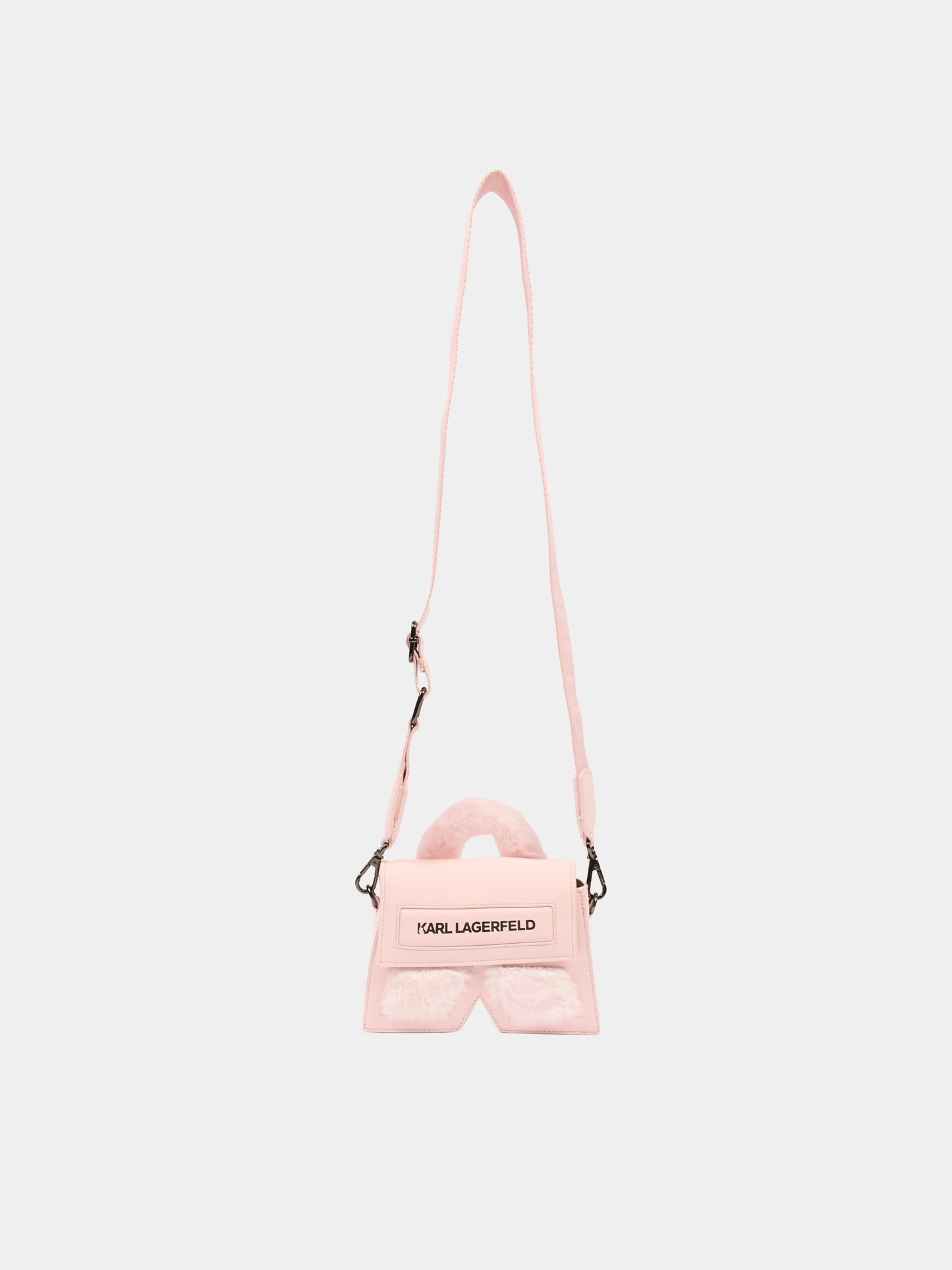 Borsa IKON K rosa per bambina con logo,Karl Lagerfeld Kids,Z31015 47P
