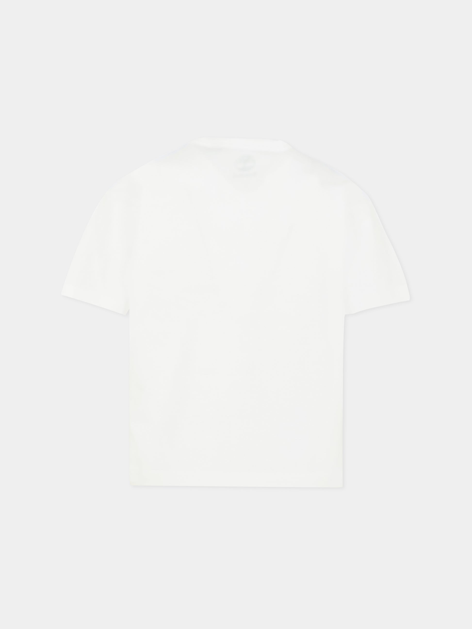 T-shirt bianca per bambino con orso,Timberland,T60536 10P
