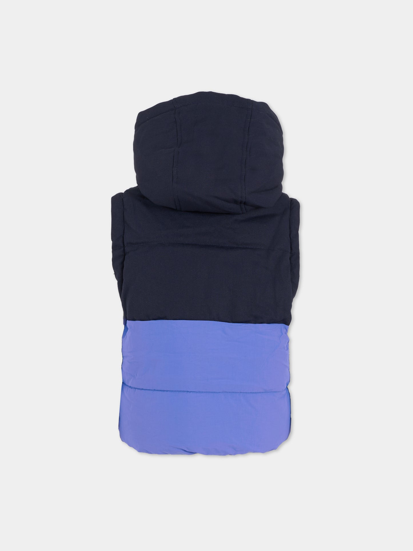 Piumino Gilet blu per bambino con patch,Timberland,T60555 85T