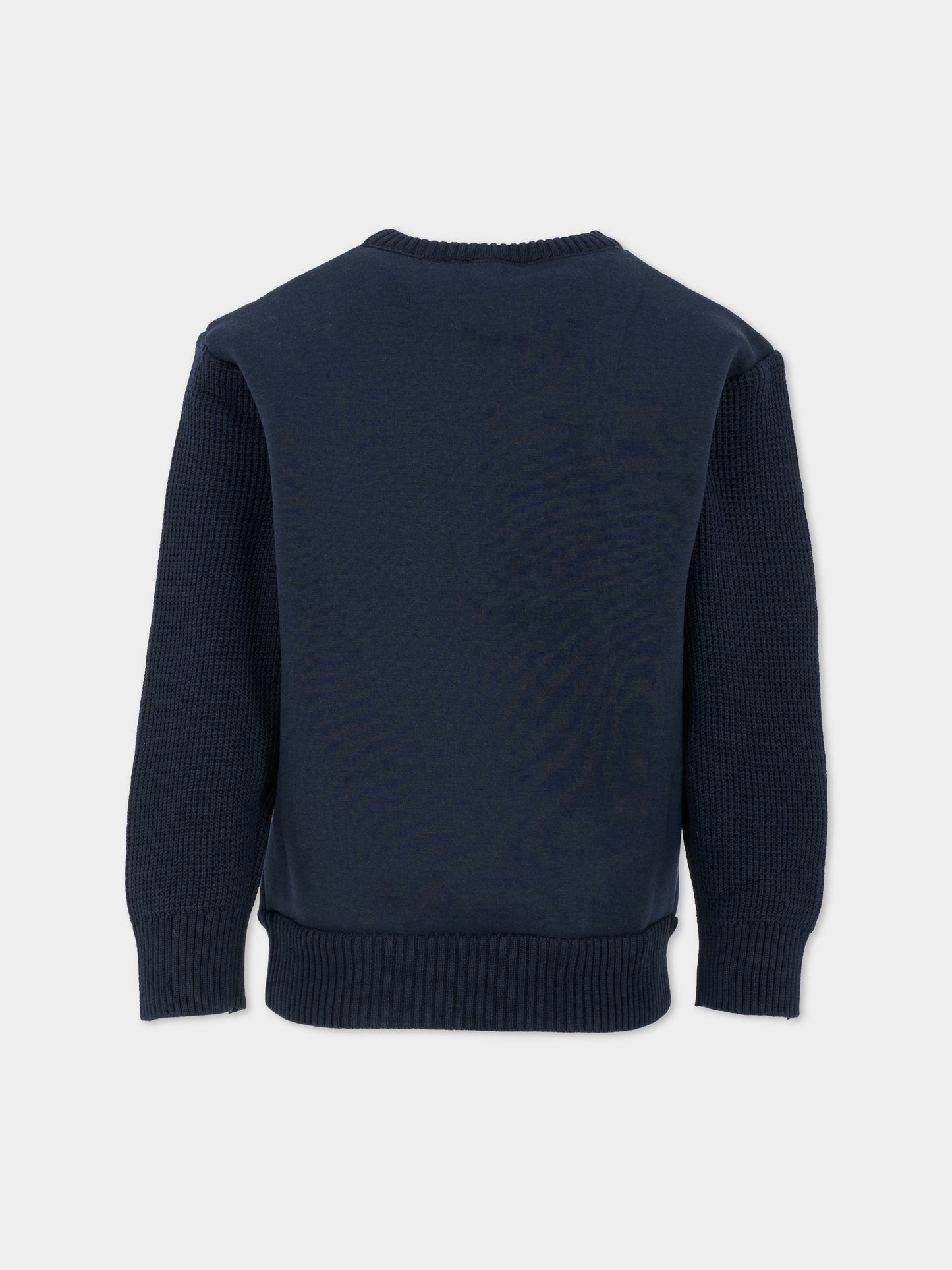 Maglione blu per bambino con logo,Timberland,T60574 85T