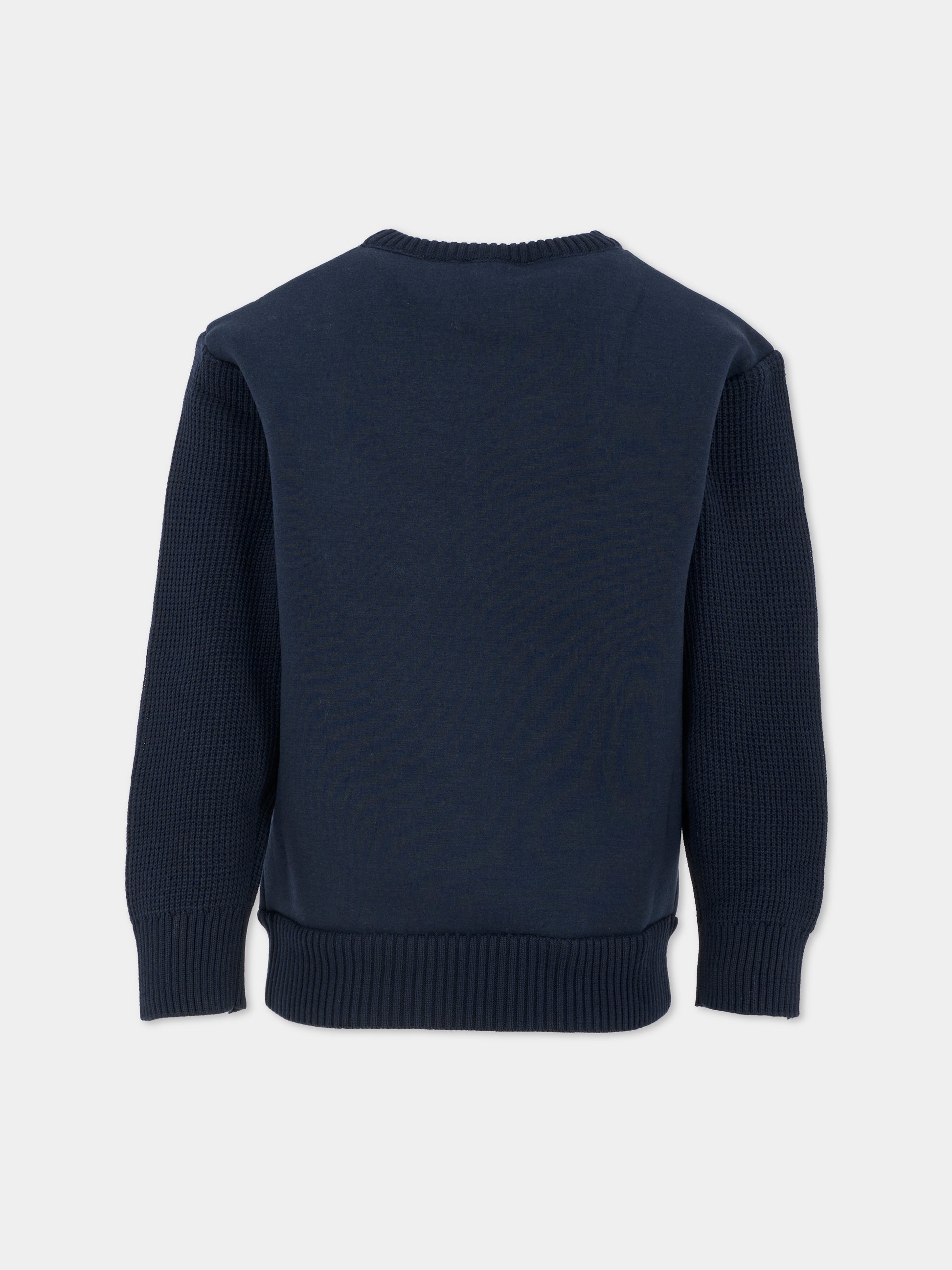 Maglione blu per bambino con logo,Timberland,T60574 85T