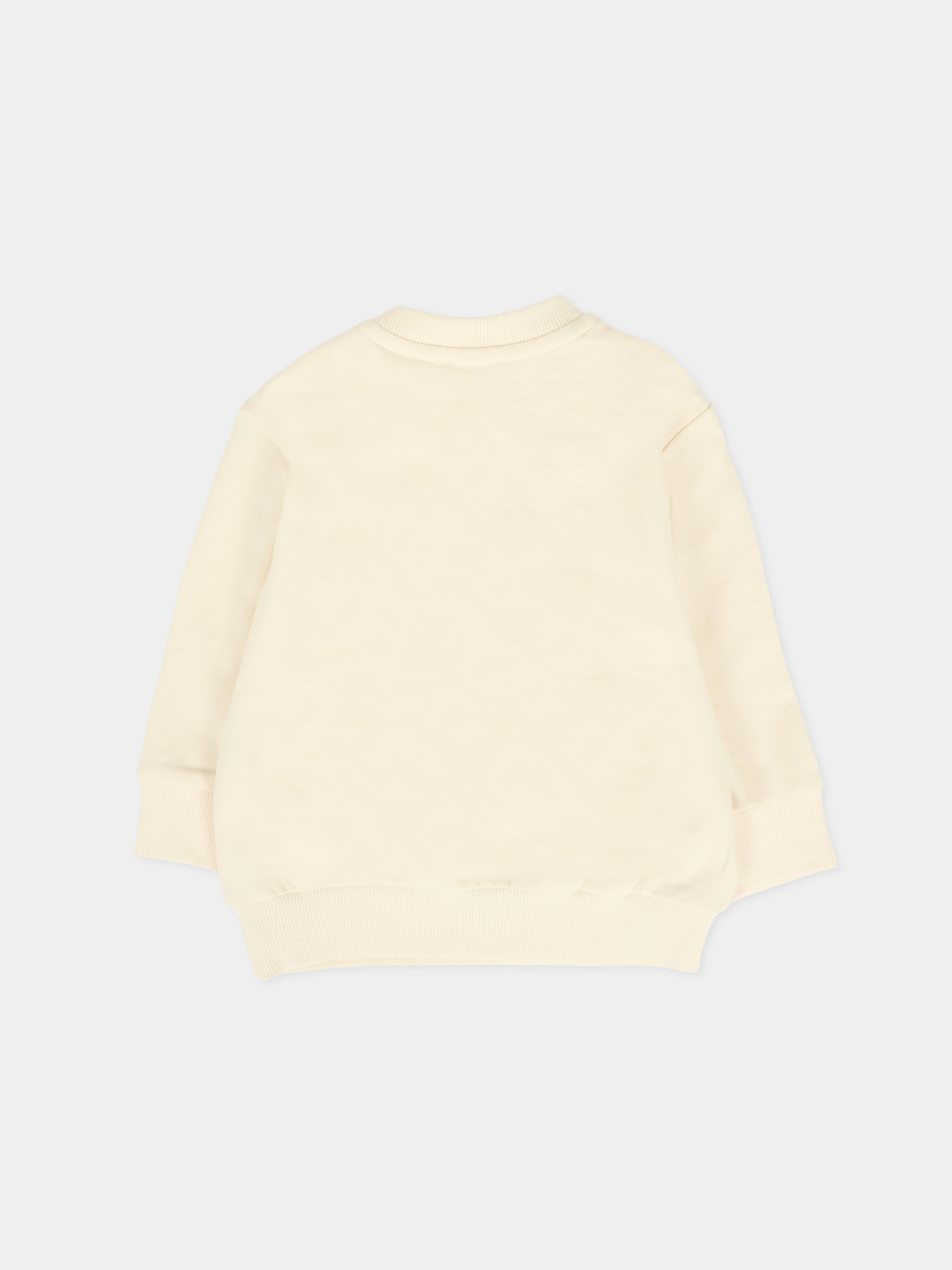 Felpa avorio per neonato con patch,Timberland,T60619 127