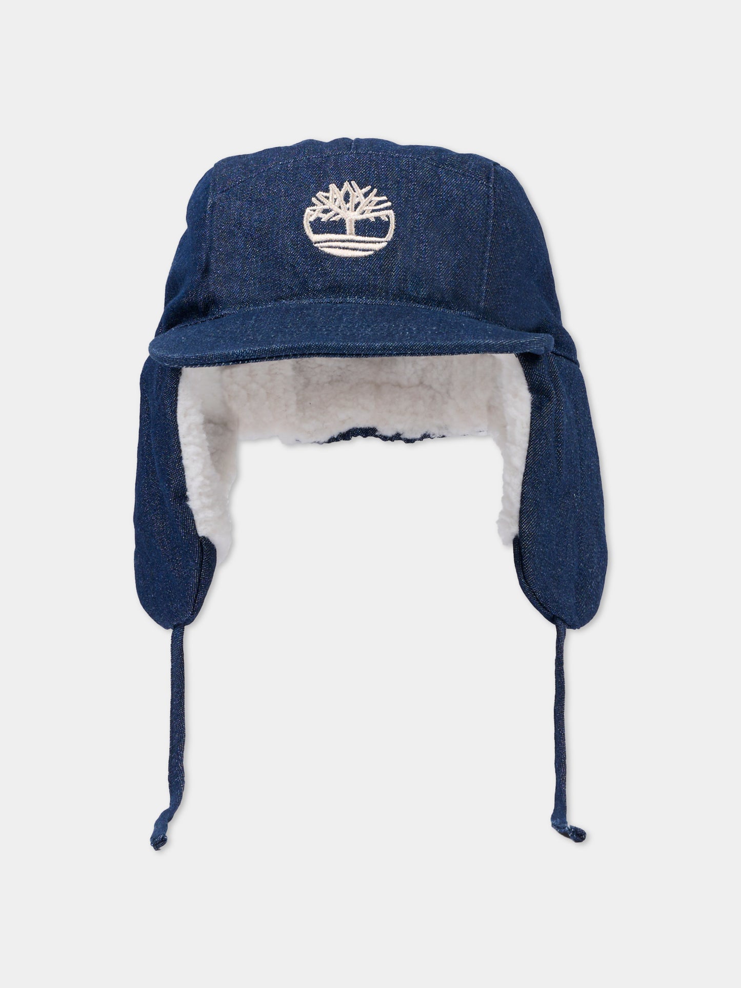 Cappello blu per neonato con logo,Timberland,T60741 Z25