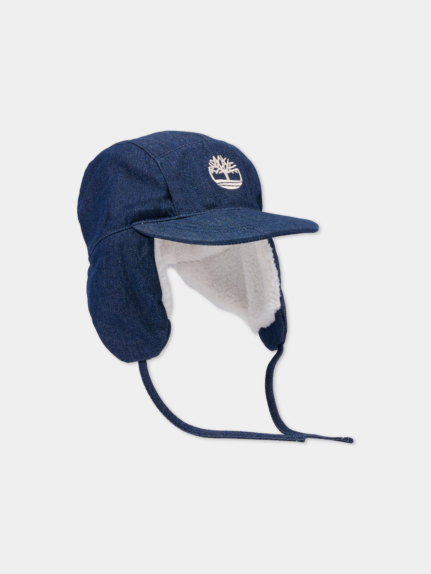 Cappello blu per neonato con logo,Timberland,T60741 Z25