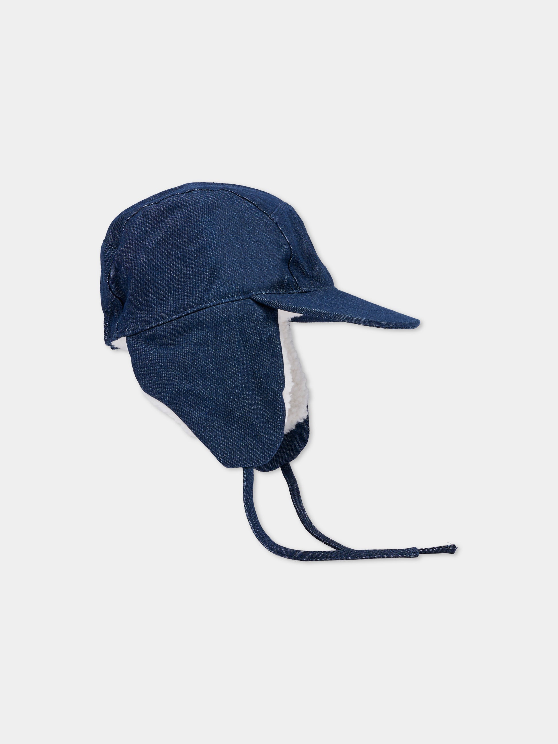 Cappello blu per neonato con logo,Timberland,T60741 Z25