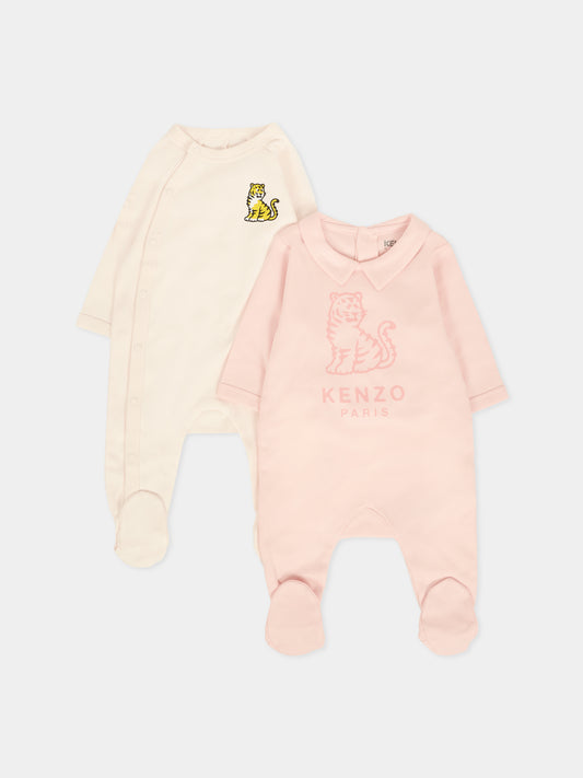 Set tutina rosa per neonata con Kotora,Kenzo Kids,K61253 47R