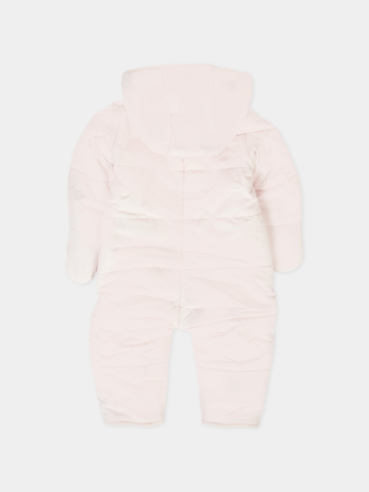 Piumino rosa per neonata con elefante,Kenzo Kids,K61255 47R