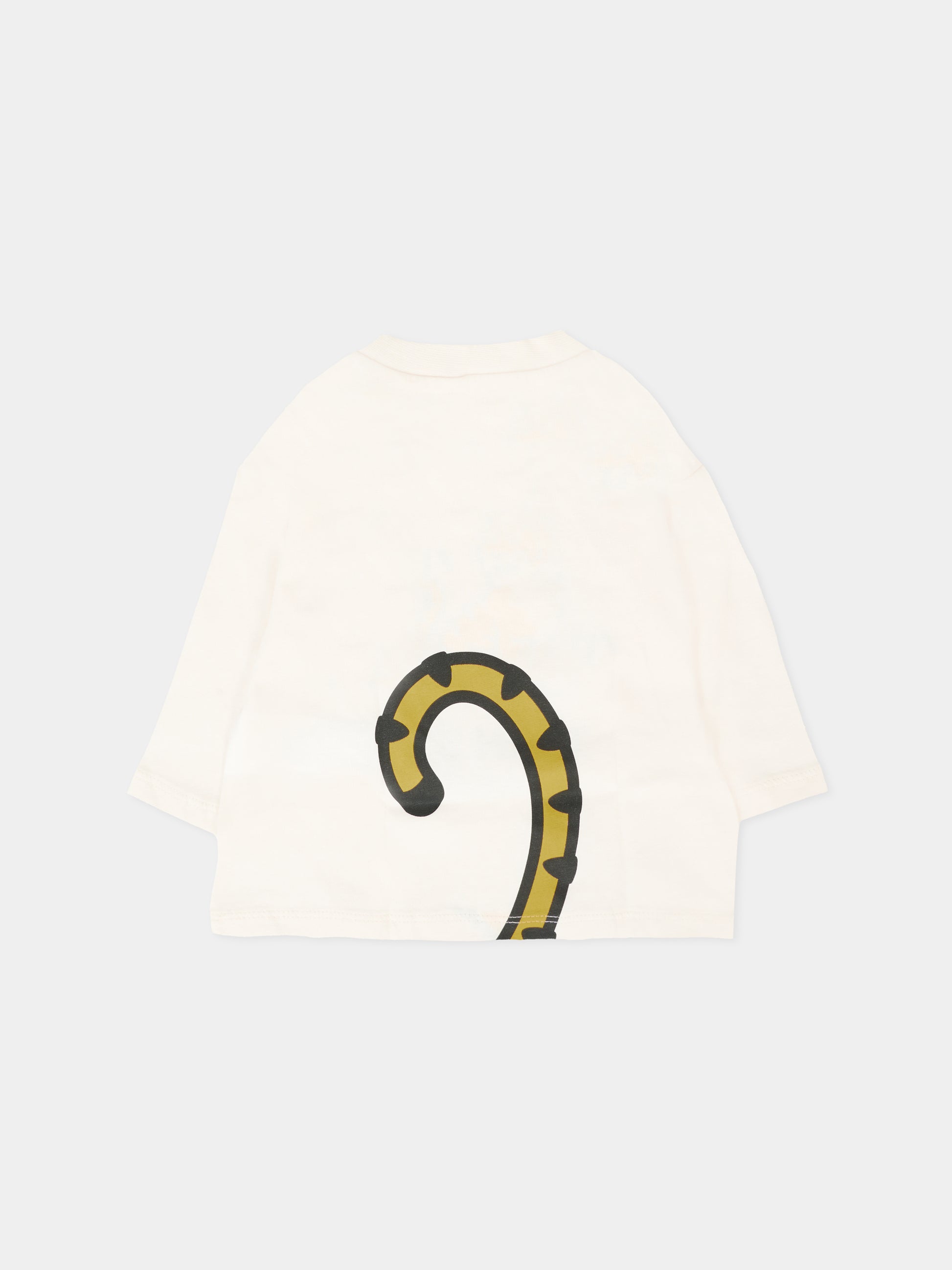 T-shirt avorio per neonati con Kotora,Kenzo Kids,K61501 117