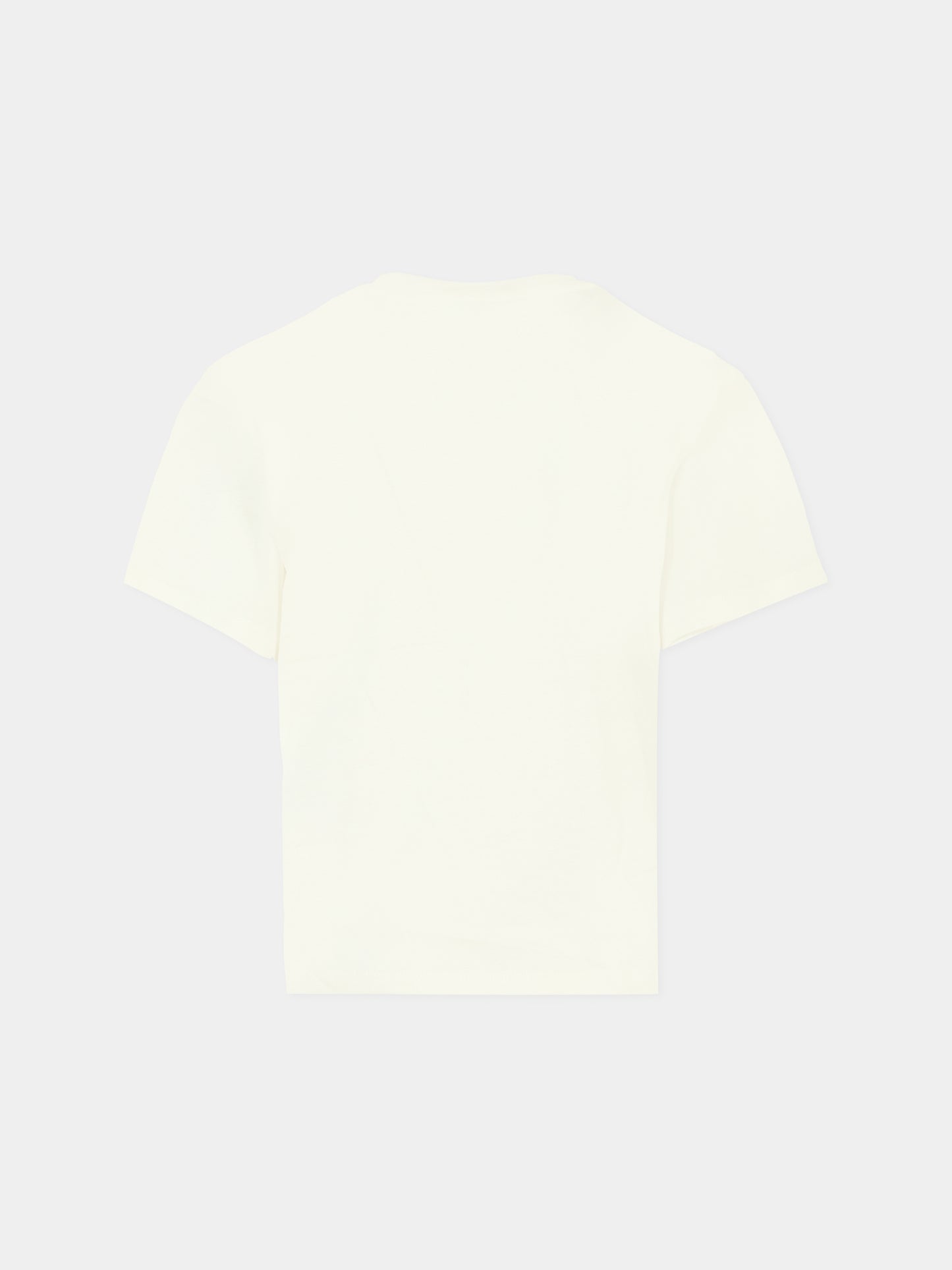 T-shirt avorio per bambini con logo,Kenzo Kids,K61508 117