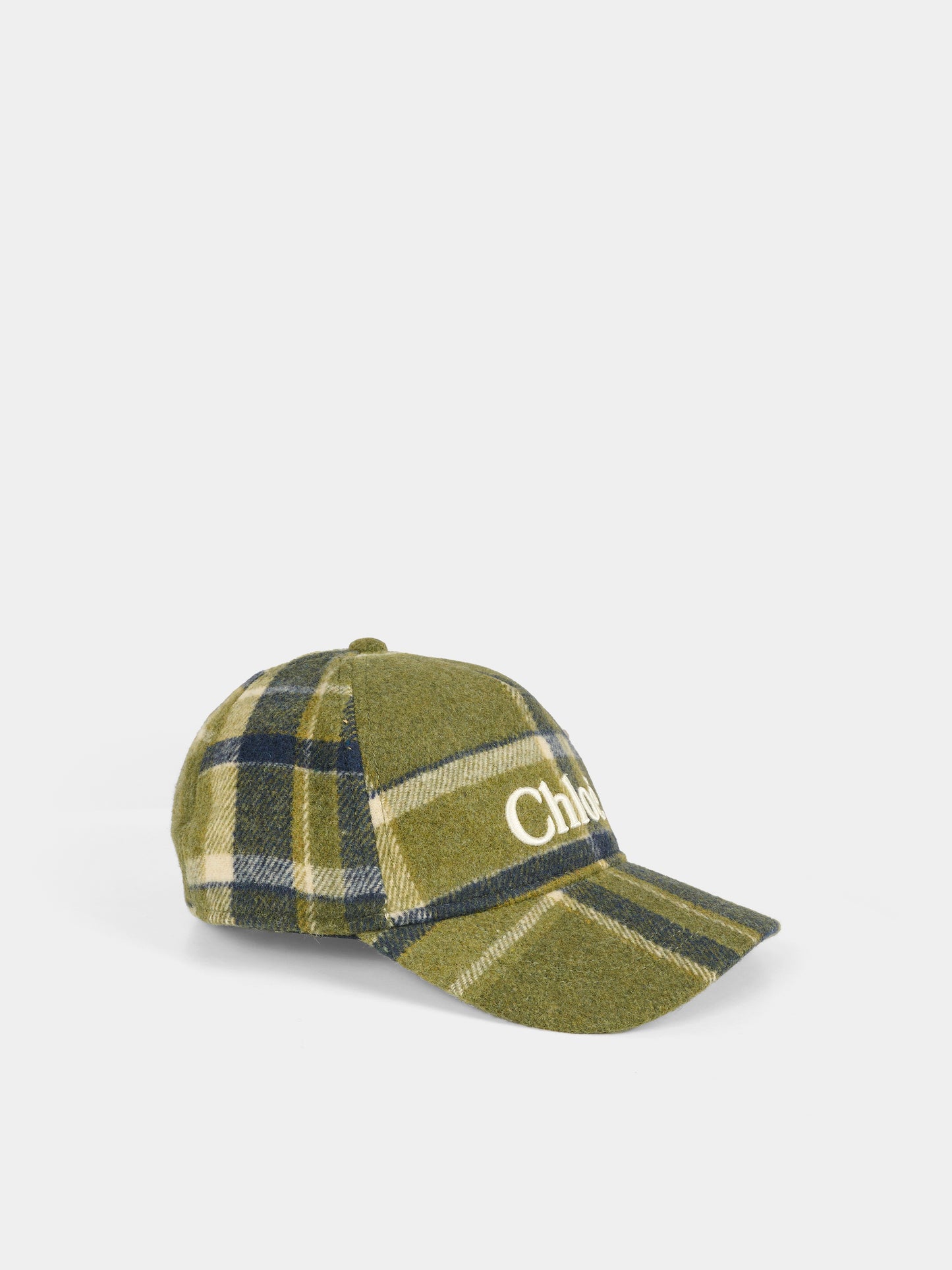 Cappello verde per bambina con logo,Chloé Kids,C20682 Z67