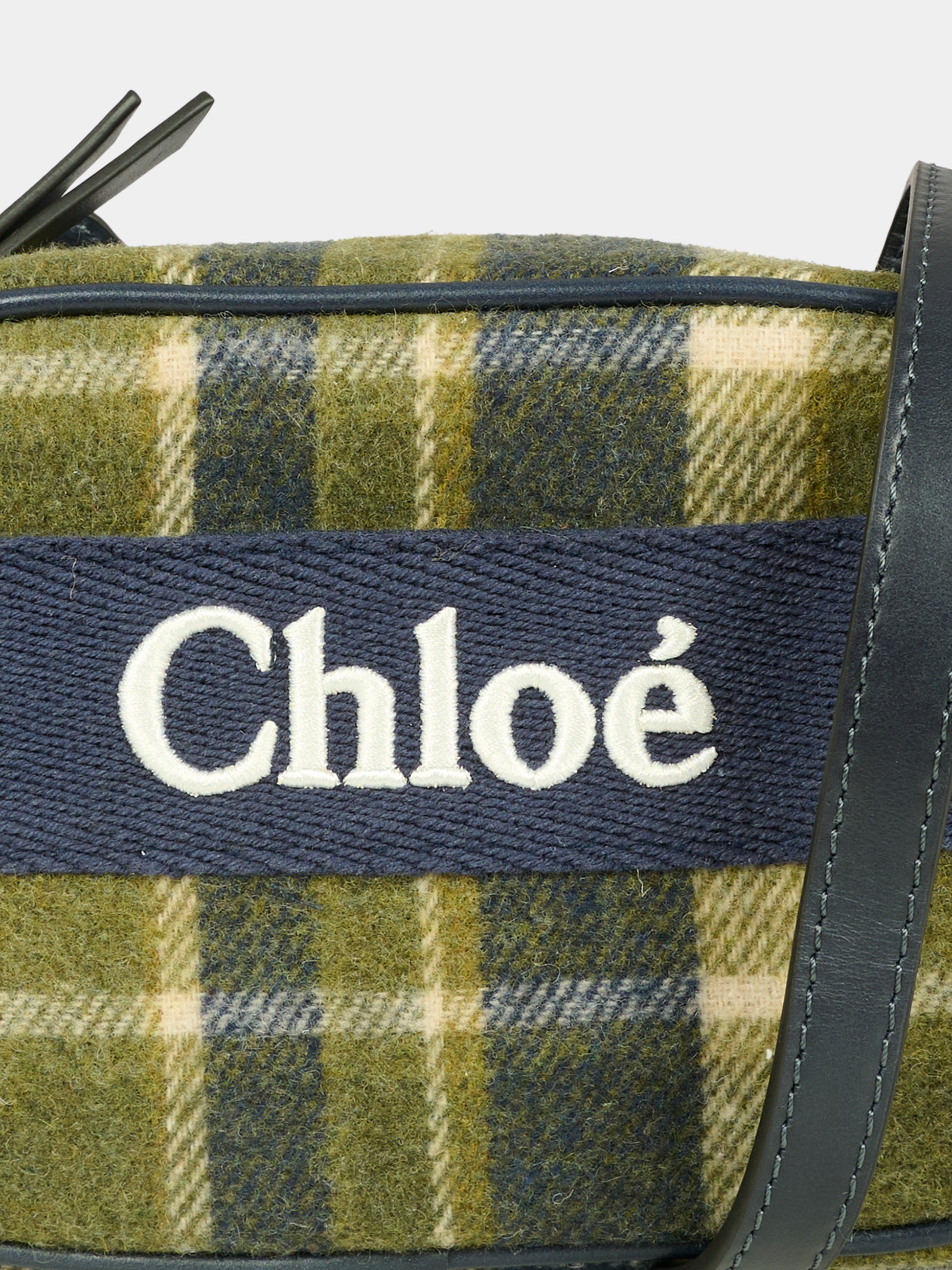 Borsa verde per bambina con logo,Chloé Kids,C20683 Z67