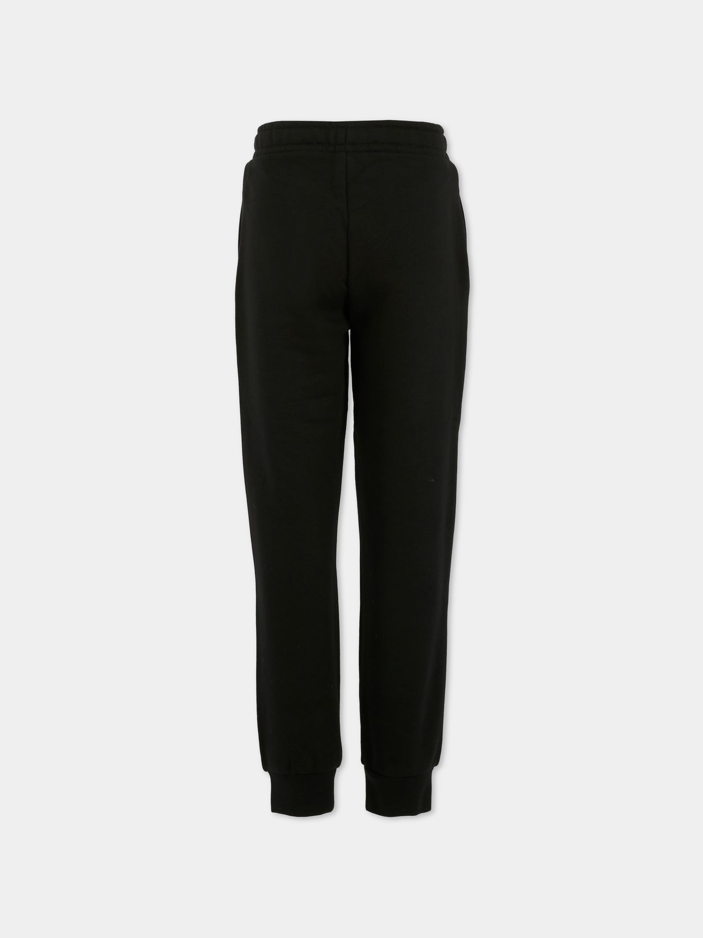 Pantaloni neri per bambino con logo,Boss,J52288 09B