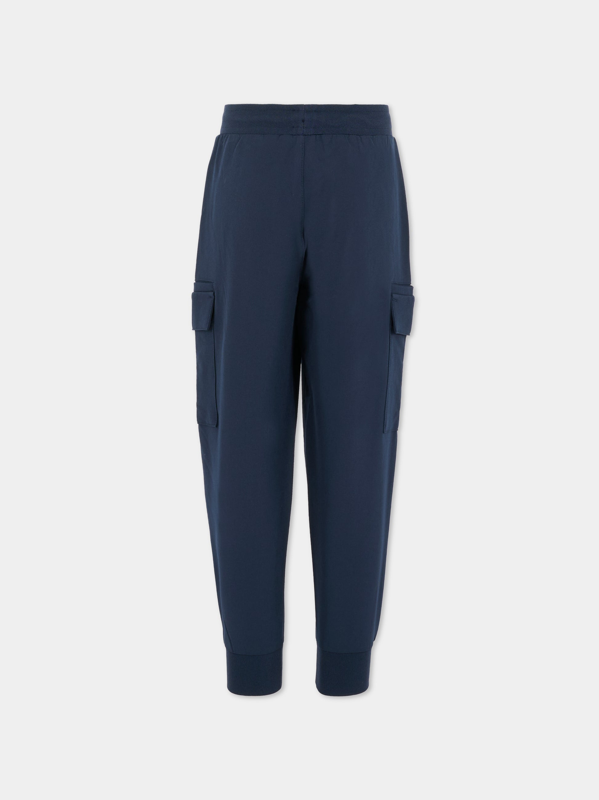 Pantaloni blu per bambino con logo,Boss,J52295 849