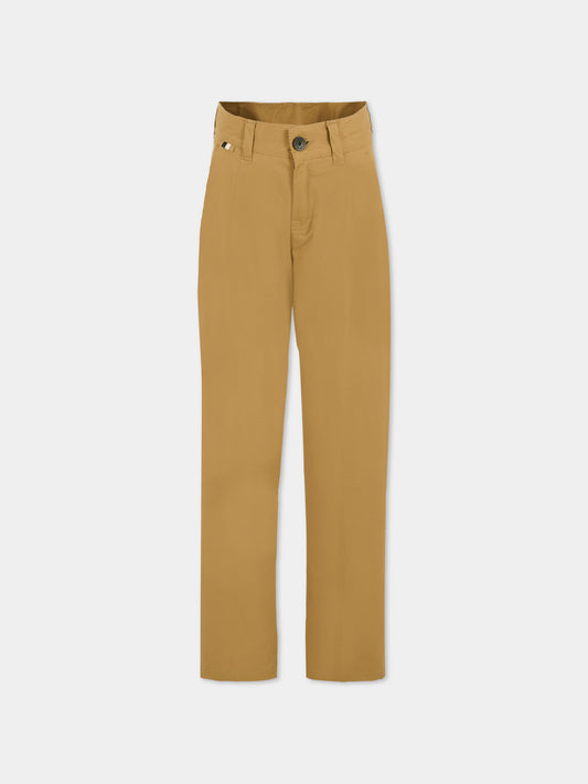 Pantaloni beige per bambino,Boss,J52298 269