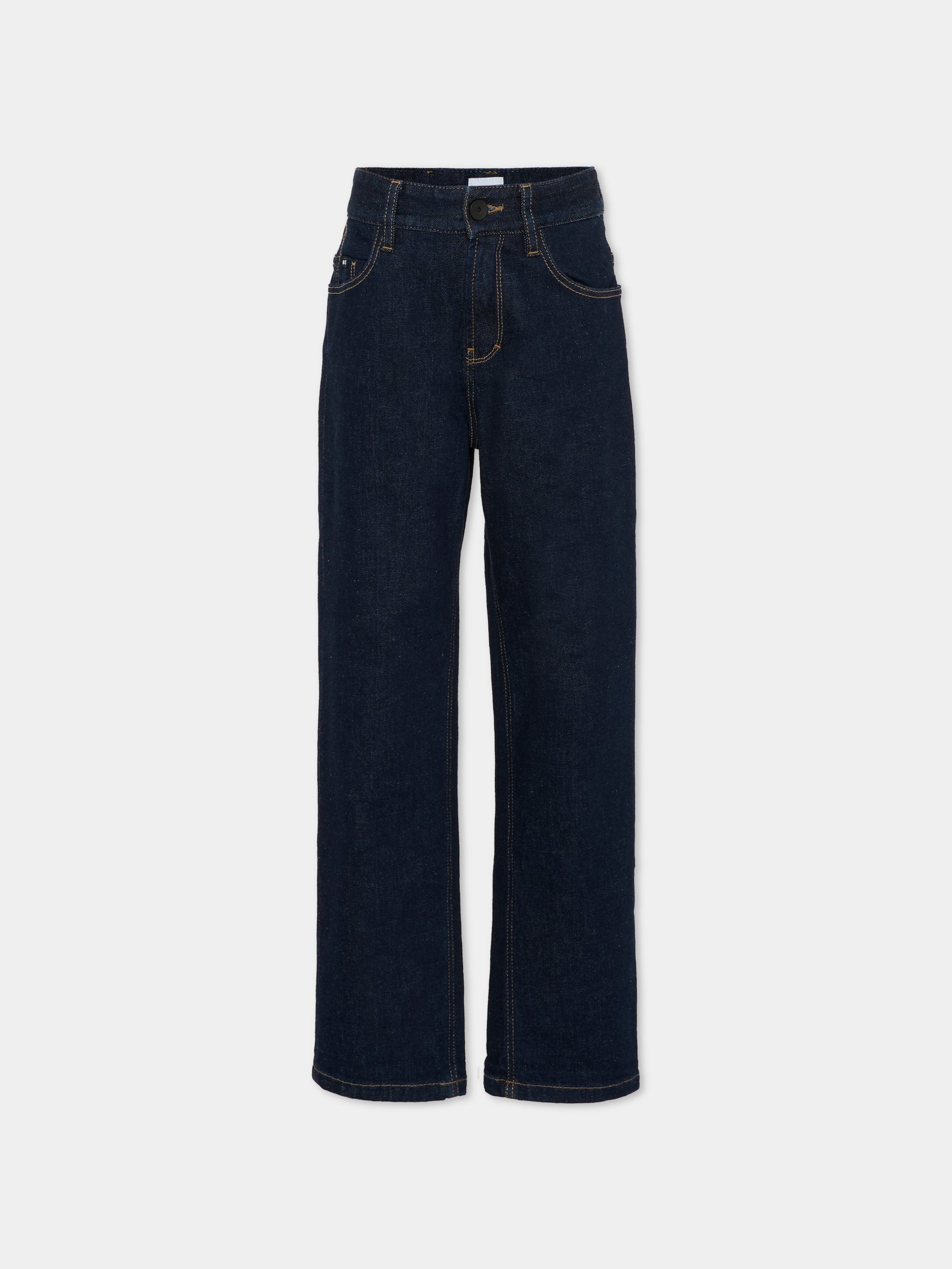 Jeans denim per bambino con logo,Boss,J52311 Z35