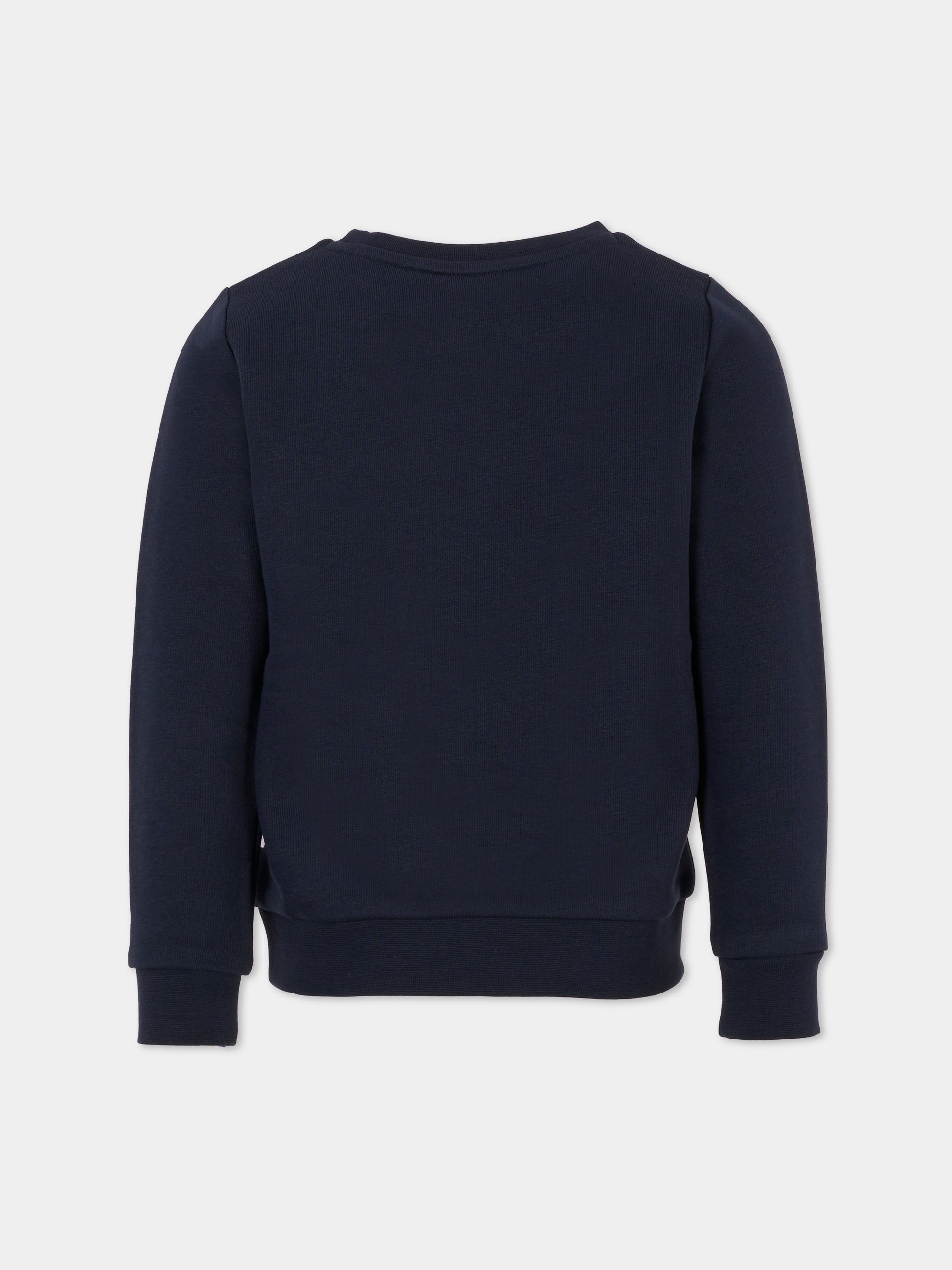 Felpa blu per bambino con logo,Boss,J52348 849