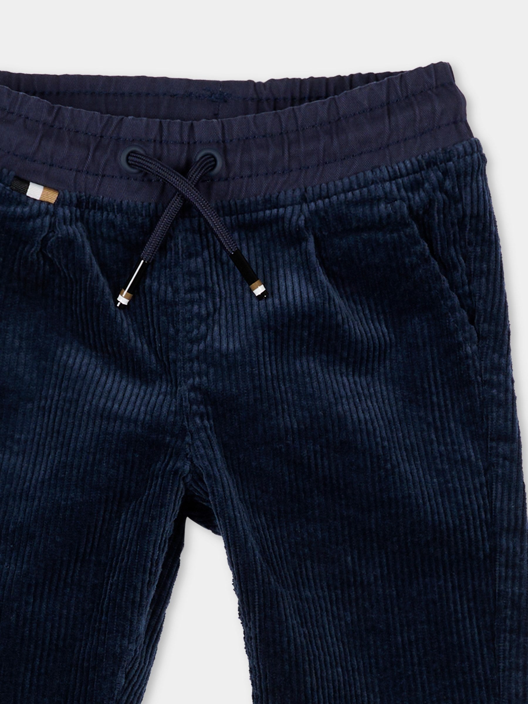 Pantaloni blu per neonato,Boss,J52438 849