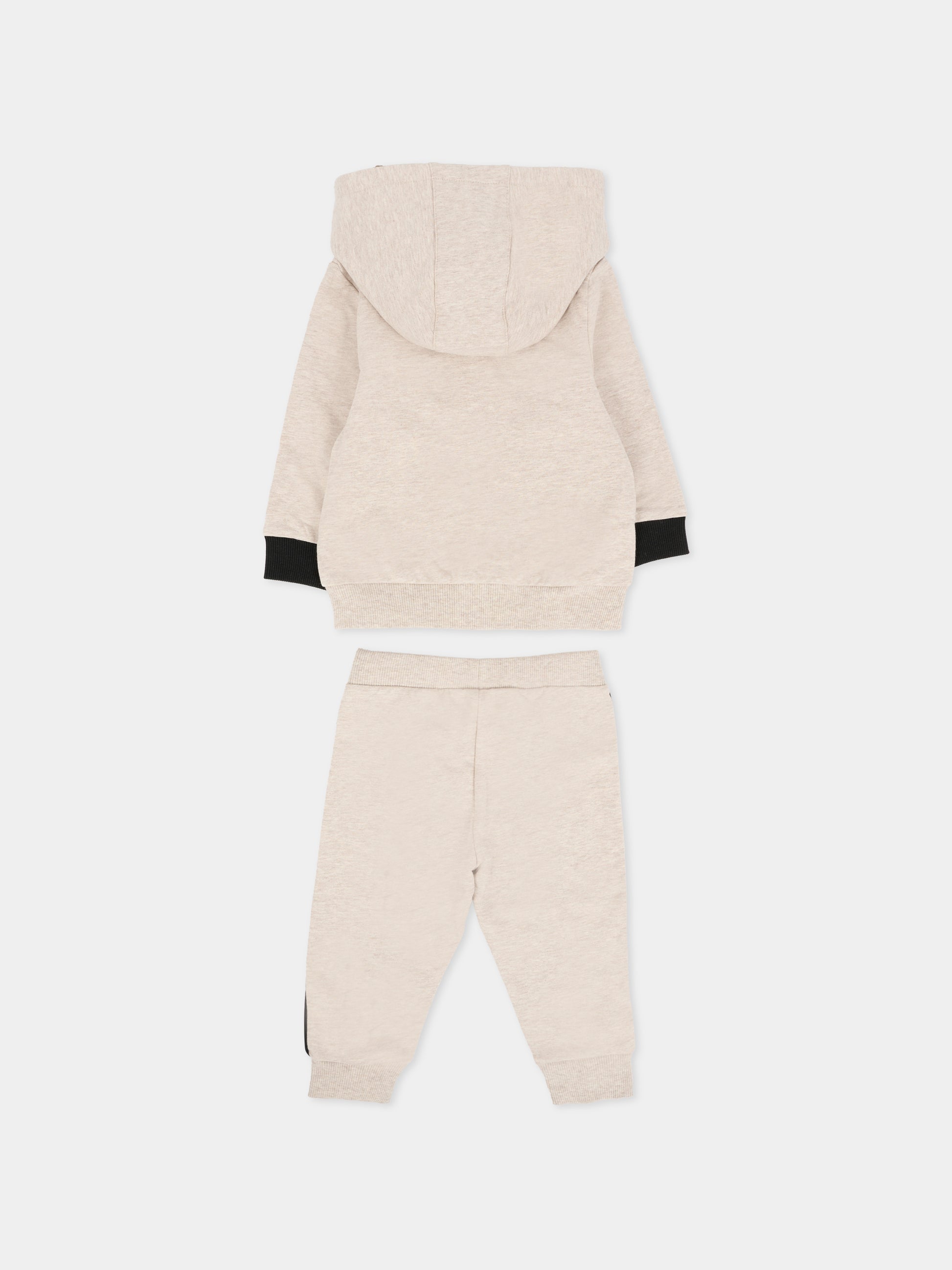 Completo beige per neonato con logo,Boss,J52527 B51