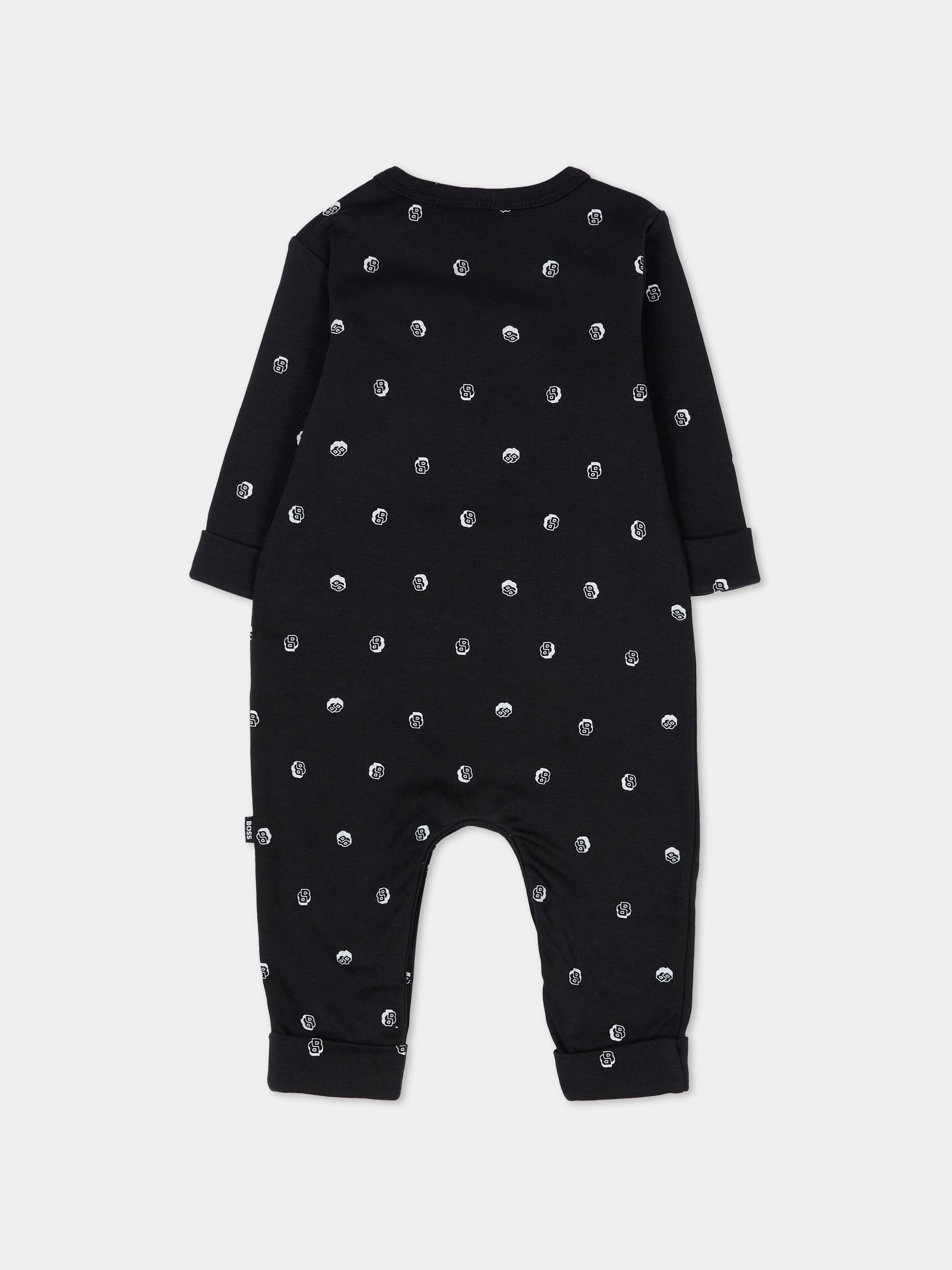 Set tutina blu per neonato con logo,Boss,J52541 09B