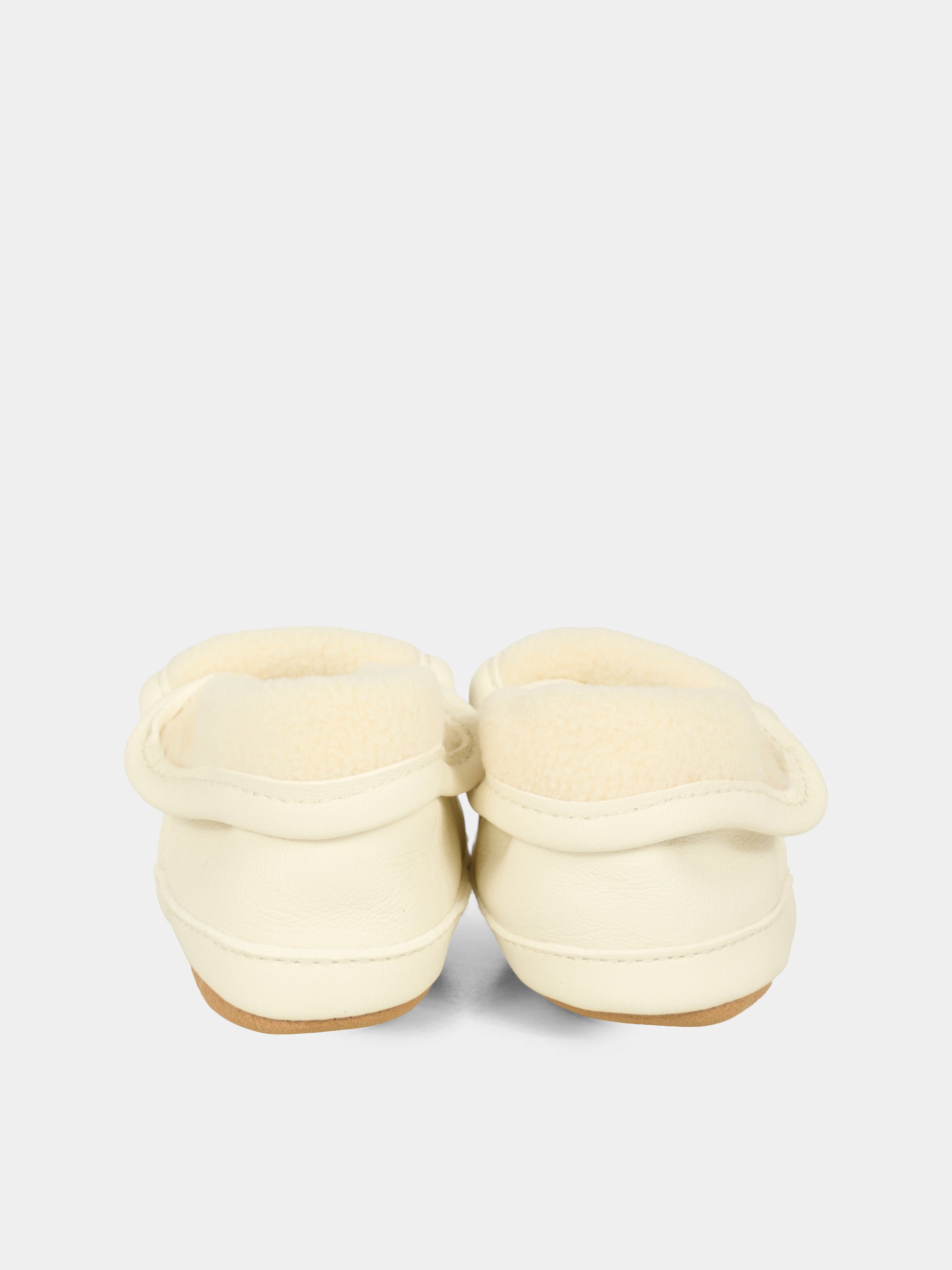 Sneakers avorio per neonato con logo,Boss,J52586 117