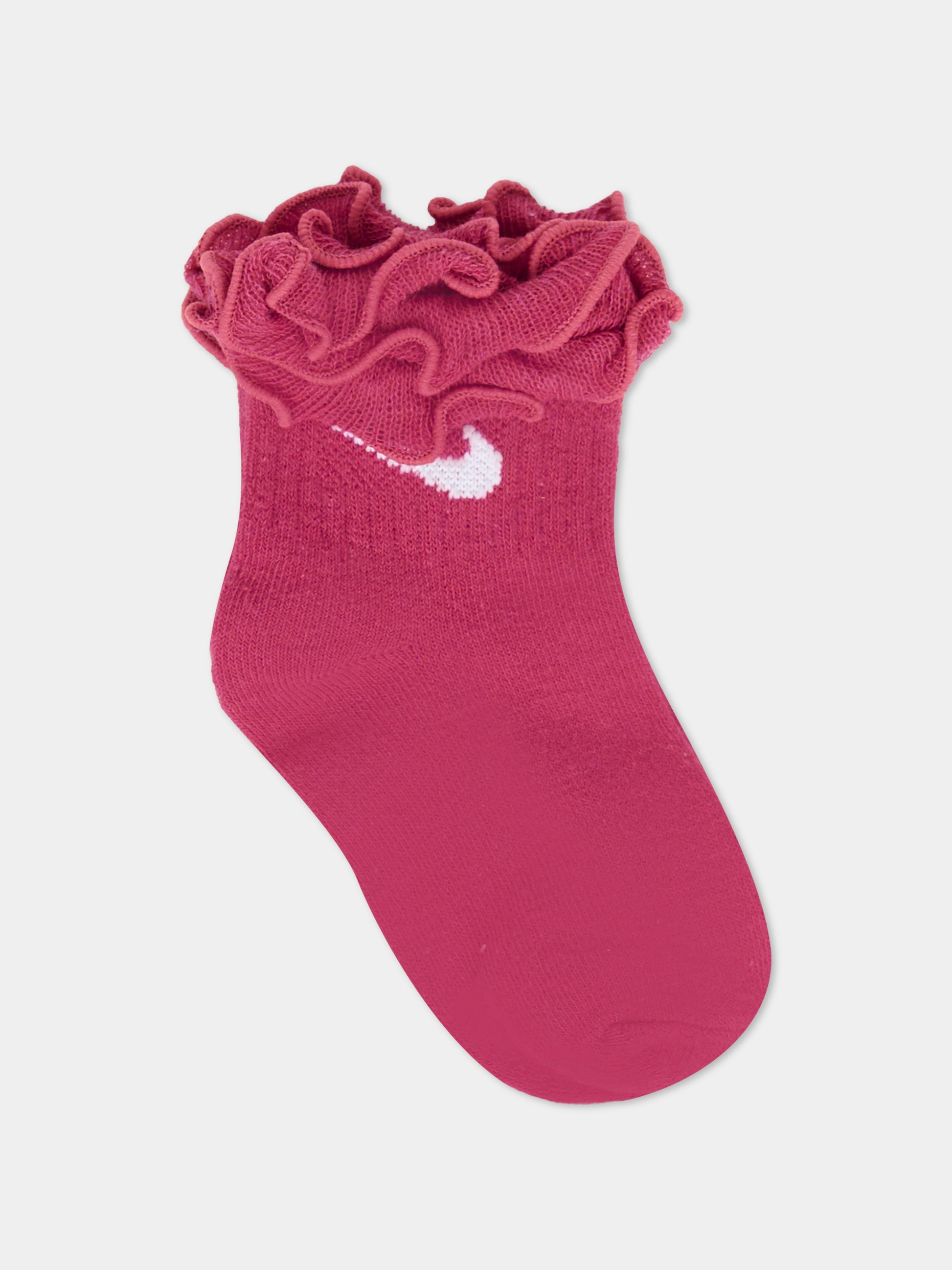 Set calzini multicolor per neonata con swoosh,Nike,NN1285 ADZ