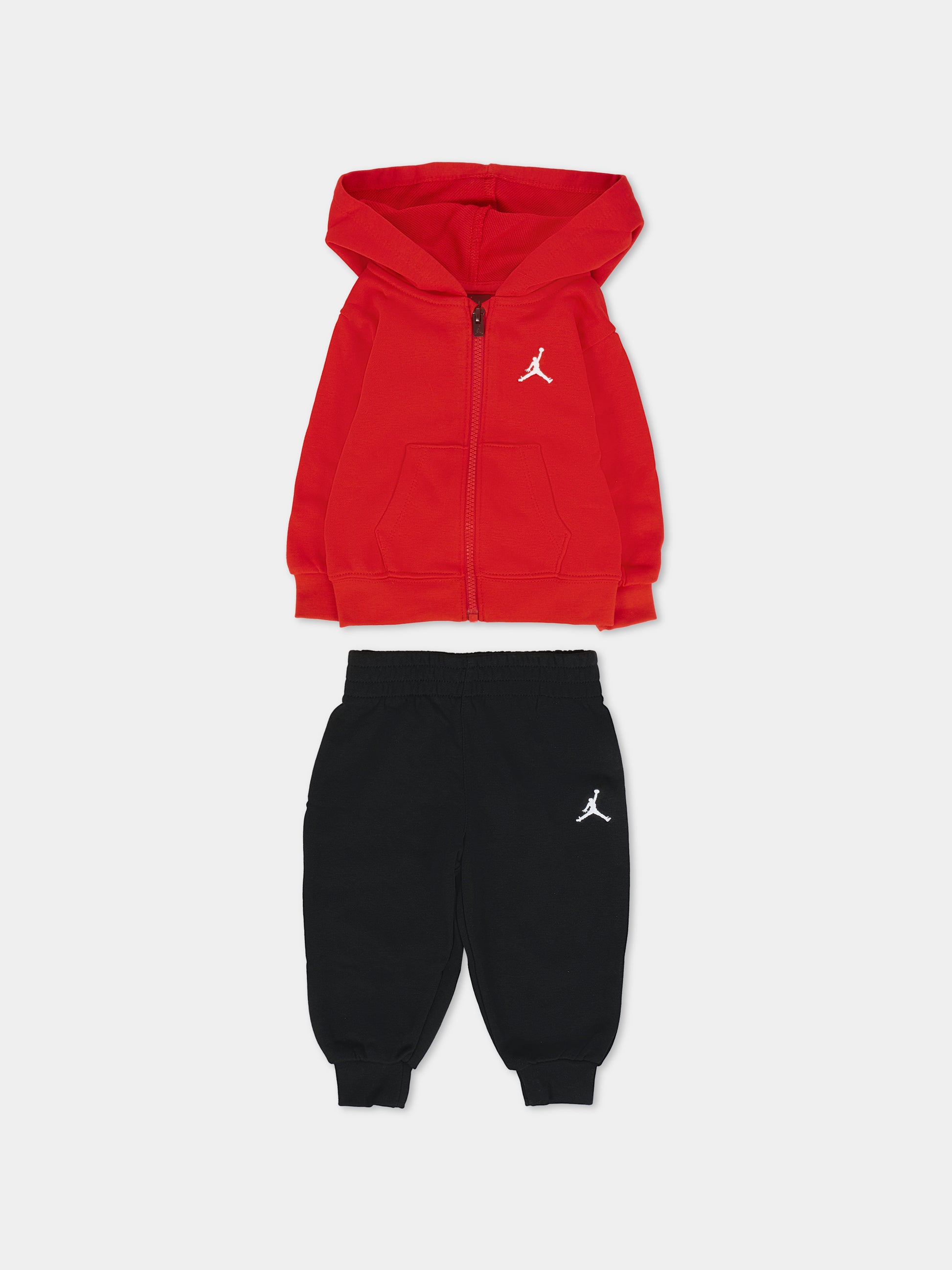 Completo rosso per neonato con jumpman,Jordan,65F124 023
