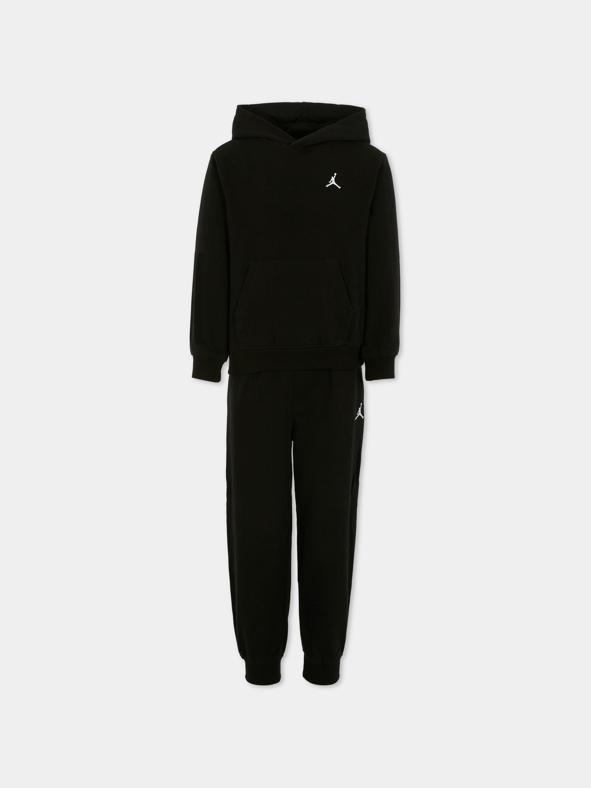 Completo nero per bambino con jumpman,Jordan,85F123 023