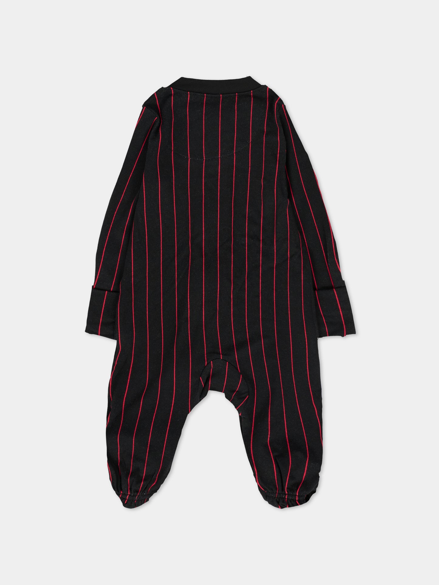 Tutina nera per neonato con logo,Jordan,55F178 023