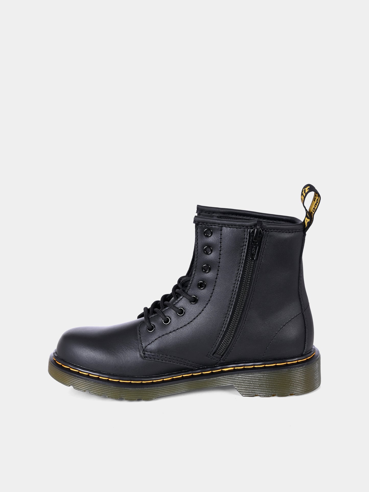 Anfibi neri 1460 per bambini,Dr. Martens,1460 J 15382001 BLACK SOFTY T
