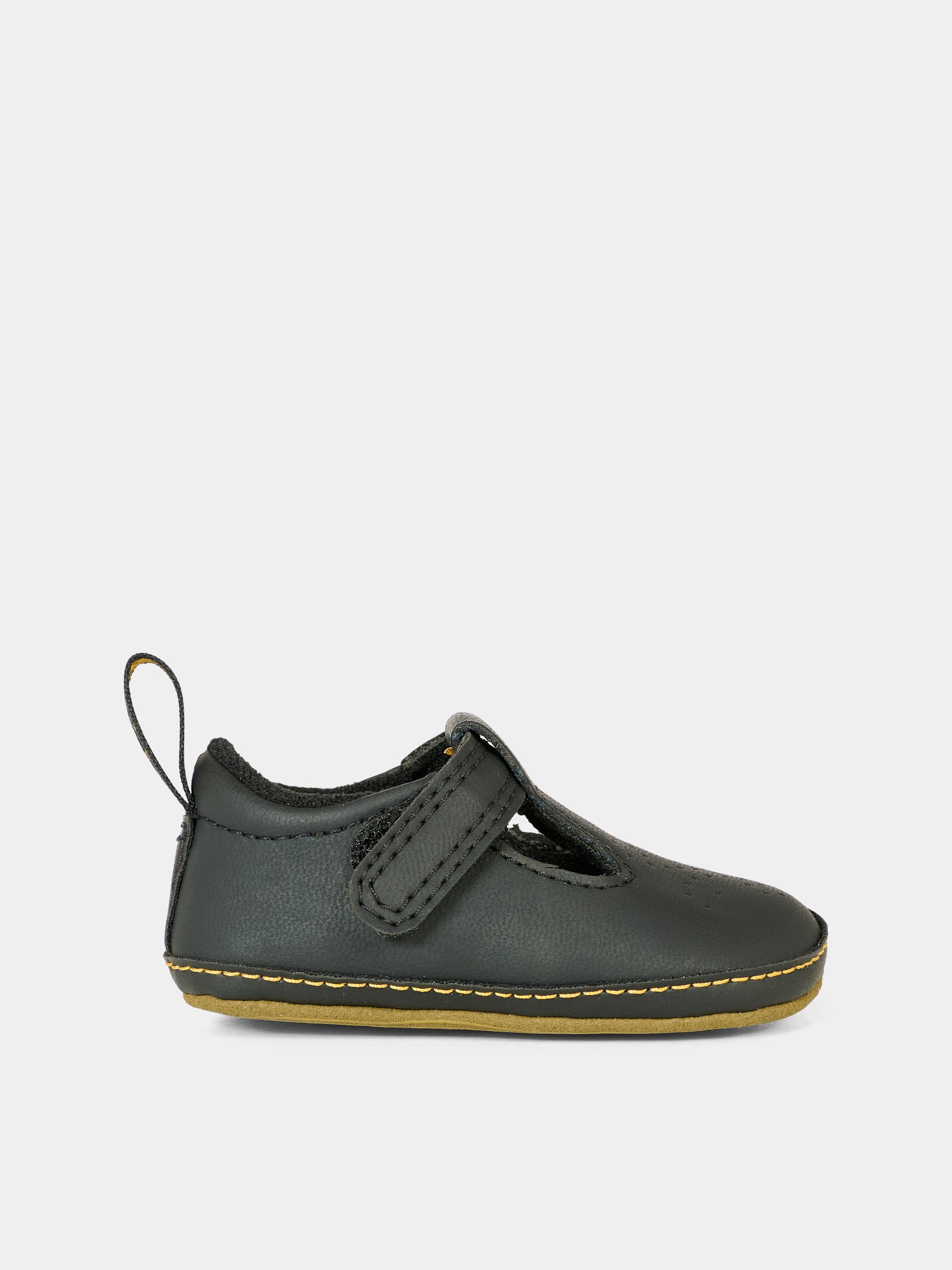 Occhi di bue neri Polley Crib per neonati,Dr. Martens,POLLEY CRIB T BAR SHOE 41426960 BLACK