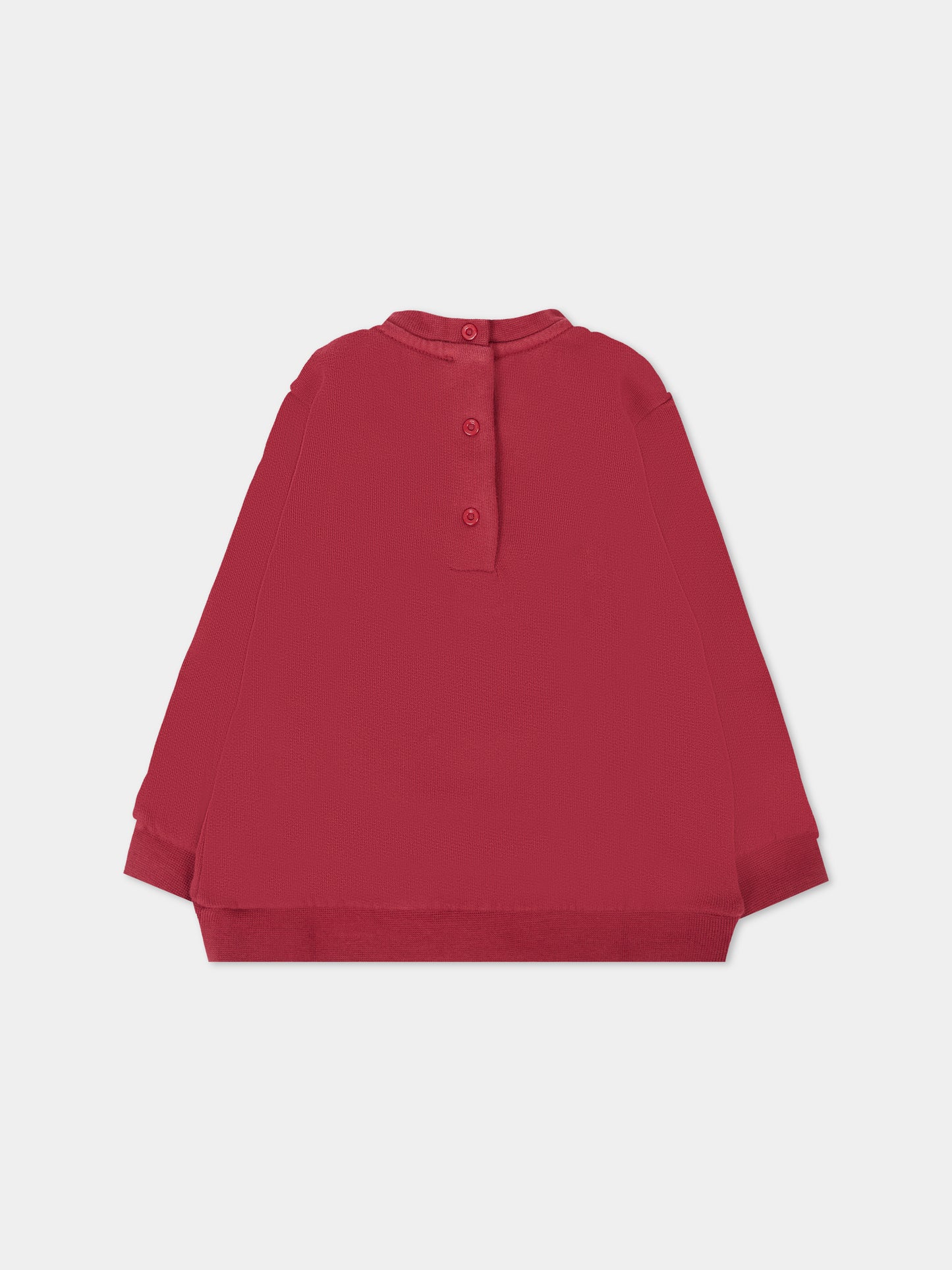 Felpa bordeaux per neonati con logo e Pegaso,Etro,GX4510 Z3333 416