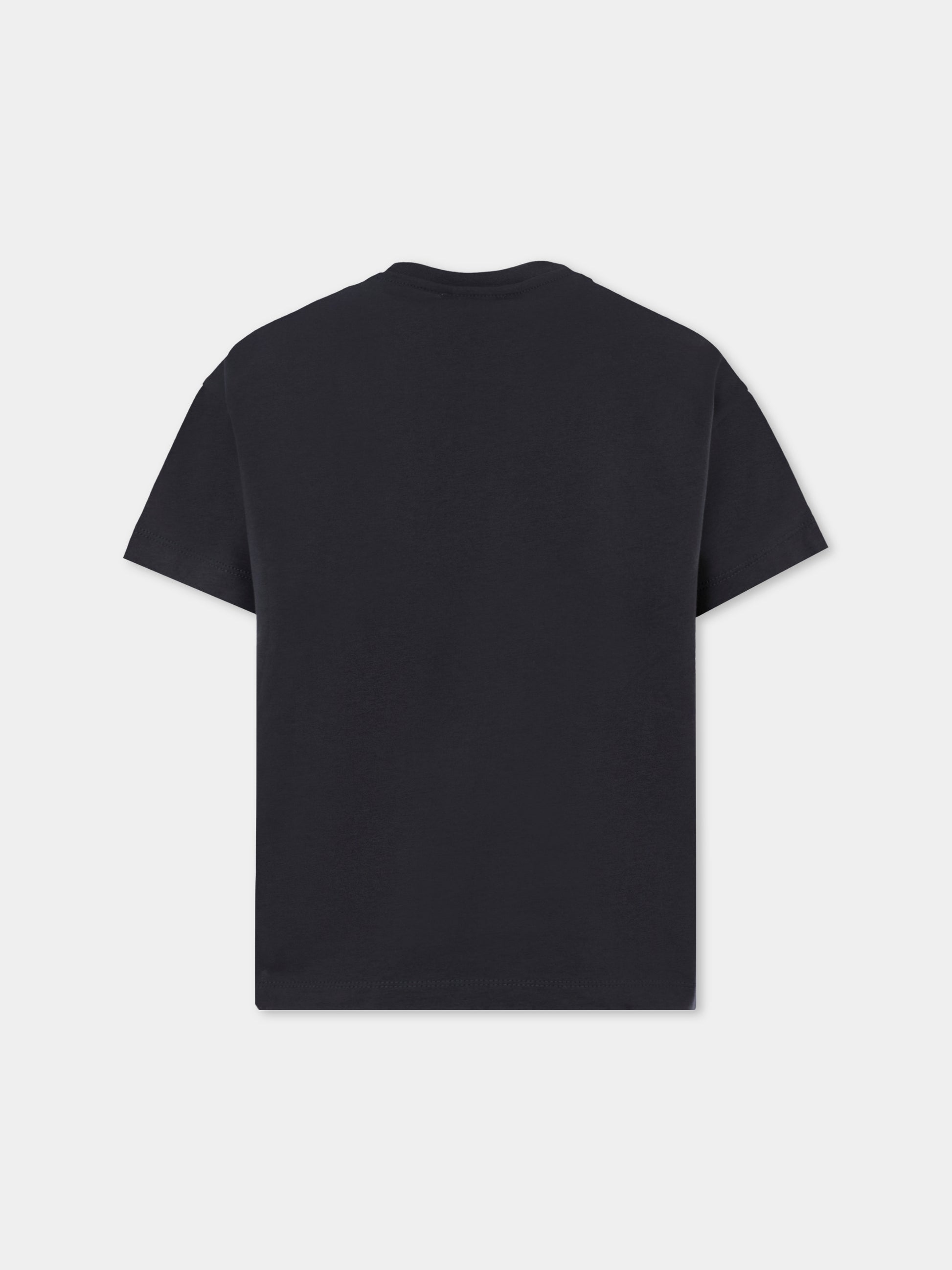 T-shirt blu per bambino con Pegaso,Etro,GX8Q11 Z3186 621