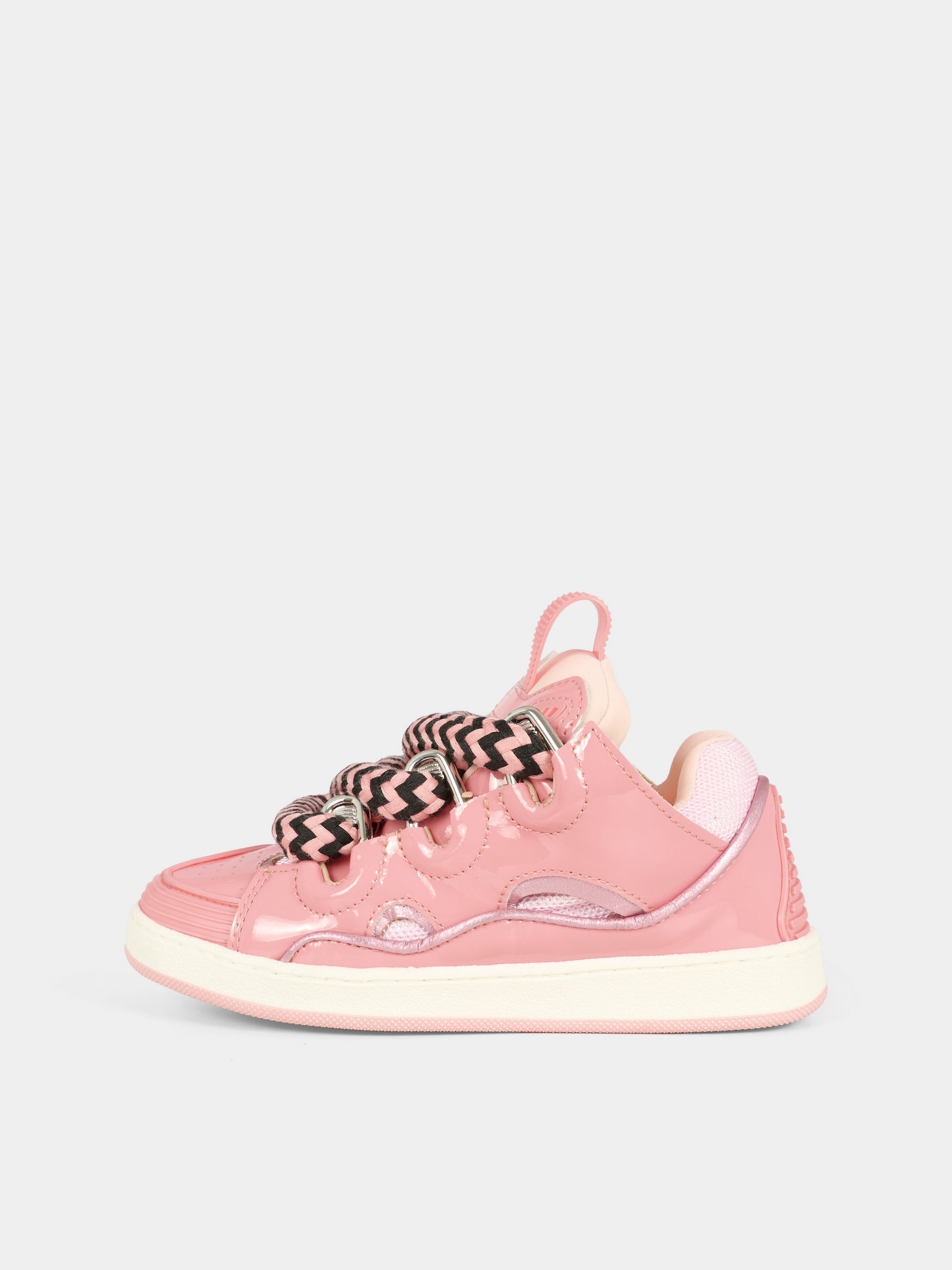 Sneakers rosa per bambina con logo,Lanvin Petite,N30327 48N