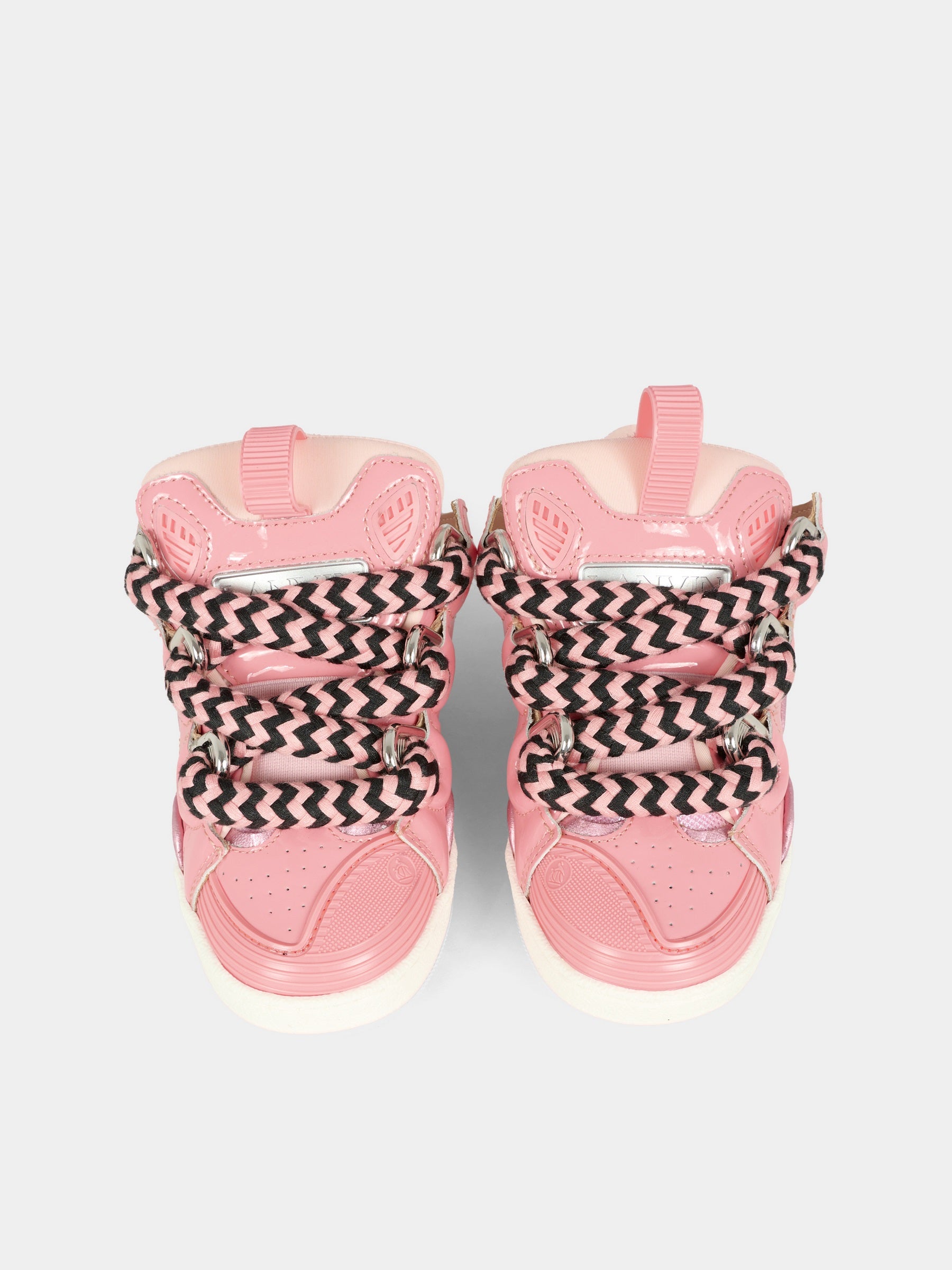 Sneakers rosa per bambina con logo,Lanvin Petite,N30327 48N